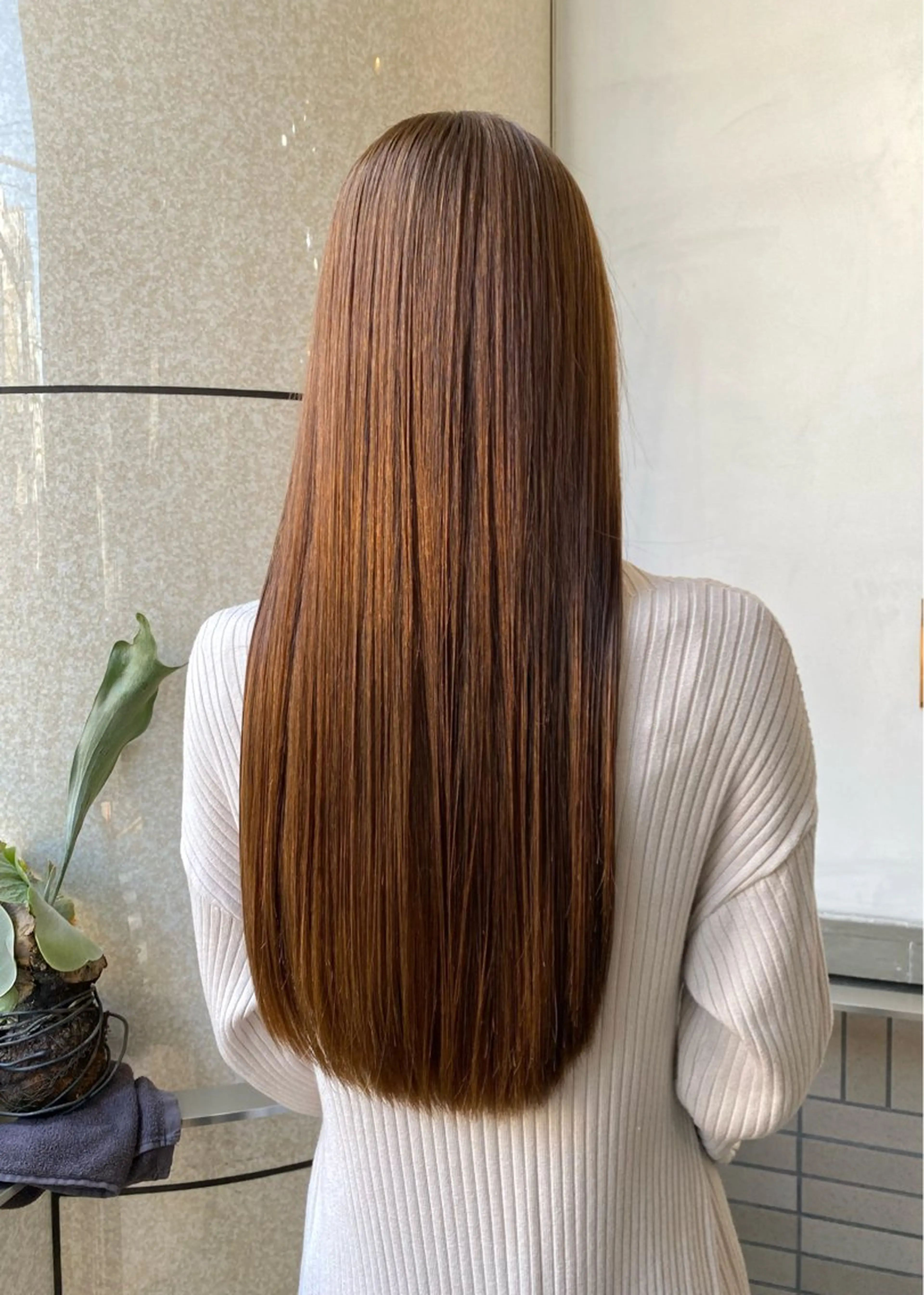 ロング パーマ 髪質改善 縮毛矯正 トリートメント 酸性ストレート ストレートパーマ 縮毛矯正 トリートメント 統括マネージャー/ 髪のドクター/前原悟のヘアスタイル