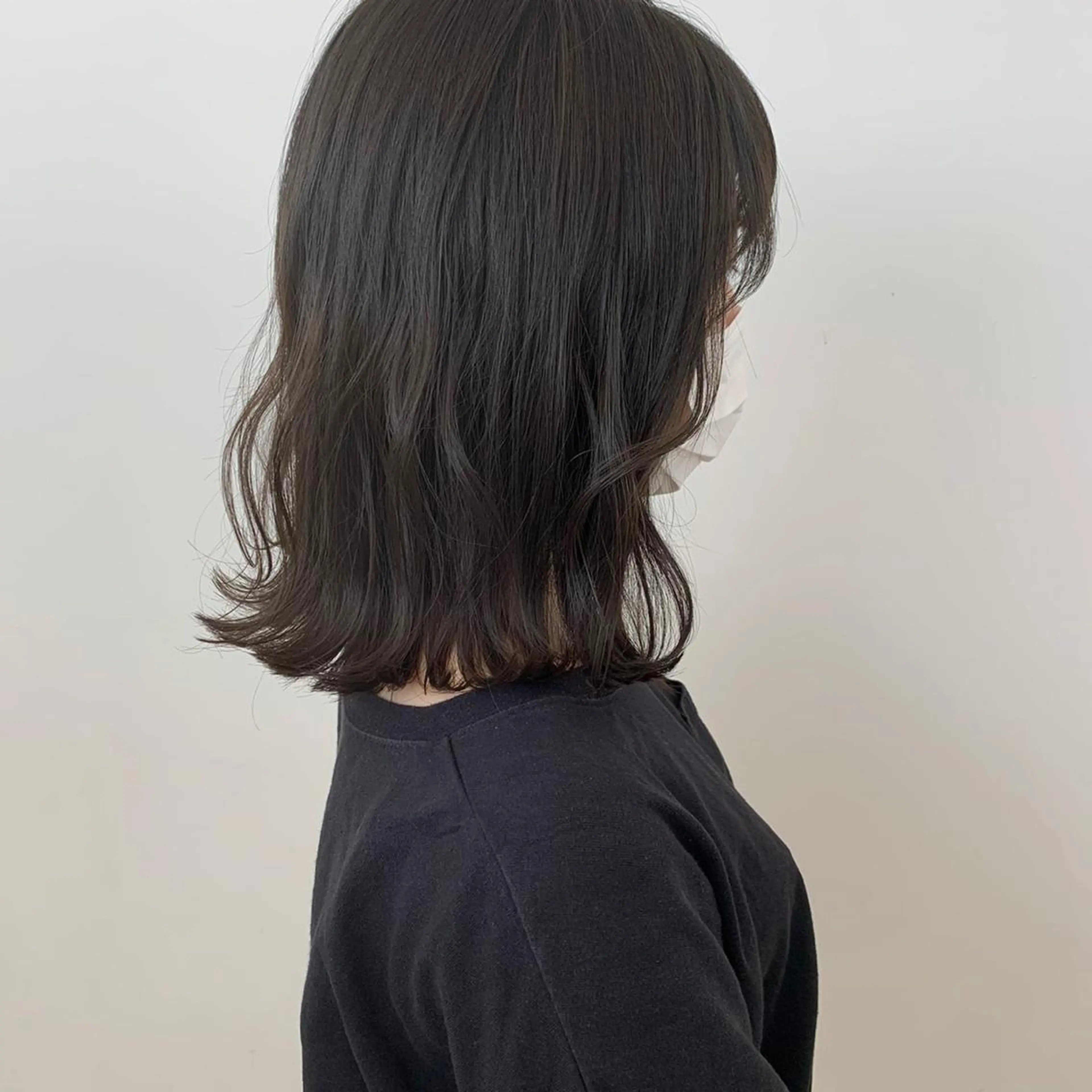 ミディアム Okamura Chisatoのヘアスタイル