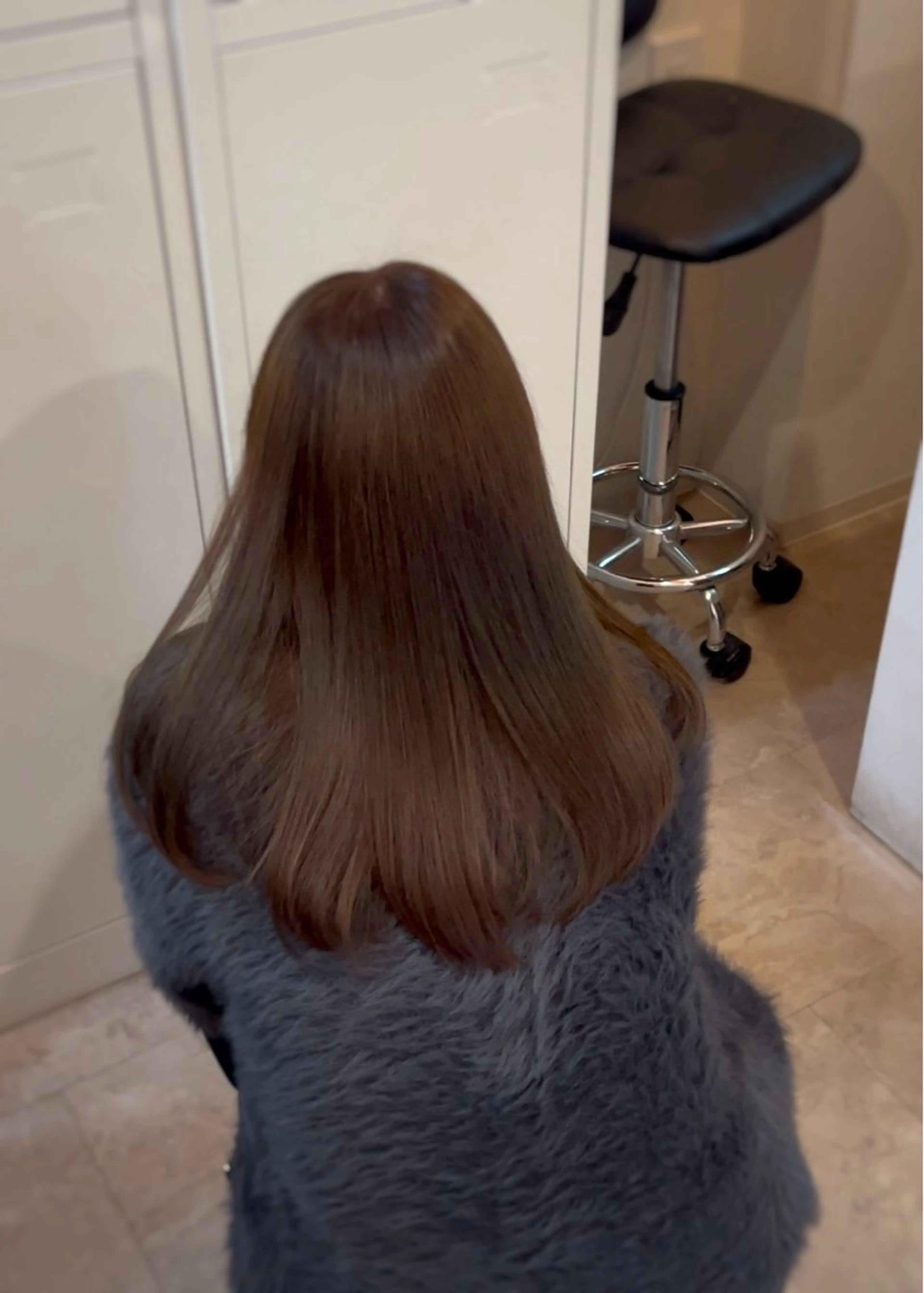 セミロング カラー カット トリートメント ヘッドスパ CLOVE所属・下石怜子/レイヤー/ 透明感カラーのヘアスタイル