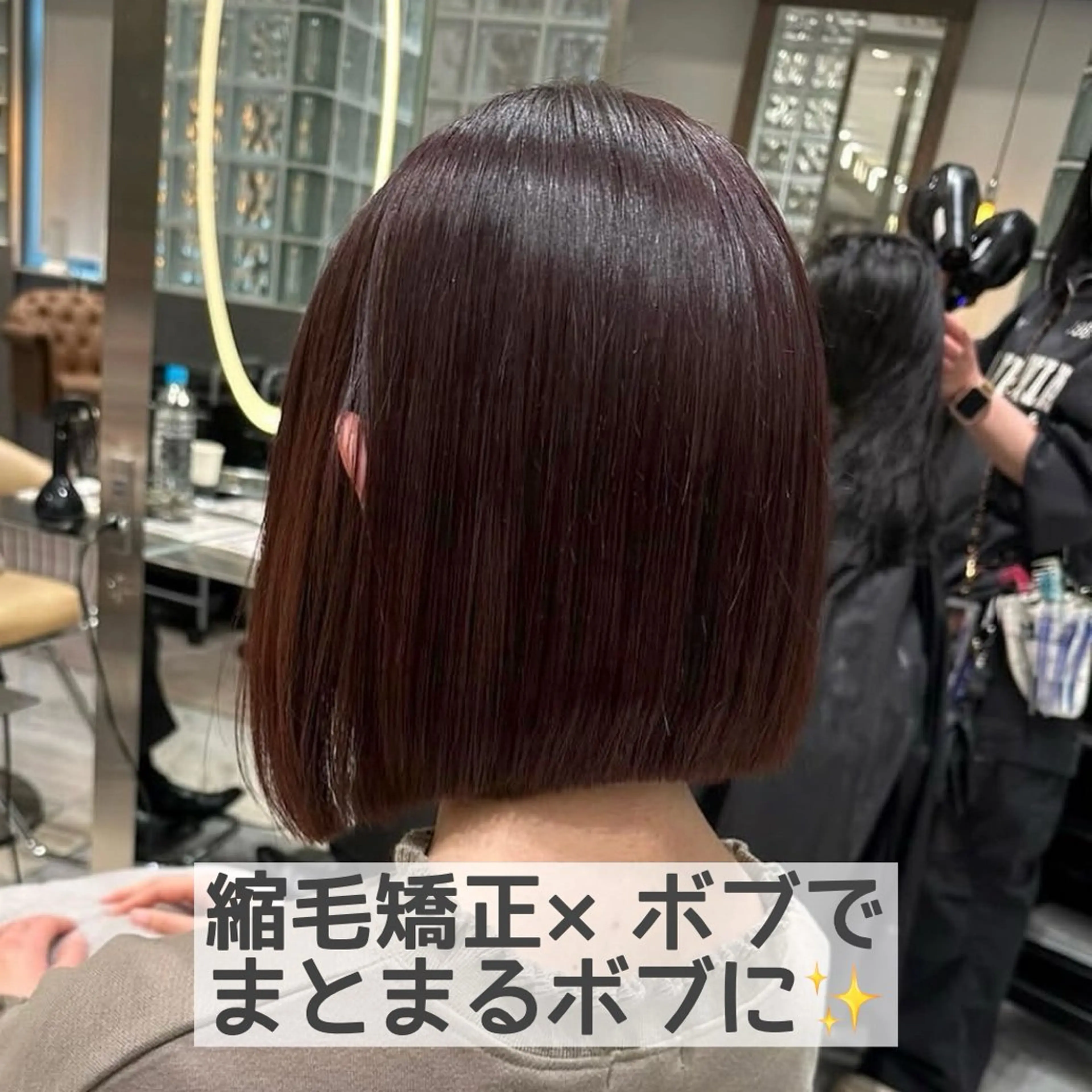 ショート ボブ 縮毛矯正 カット 縮毛矯正 トリートメント 透明感カラー/艶髪/ 縮毛矯正/たくまのヘアスタイル