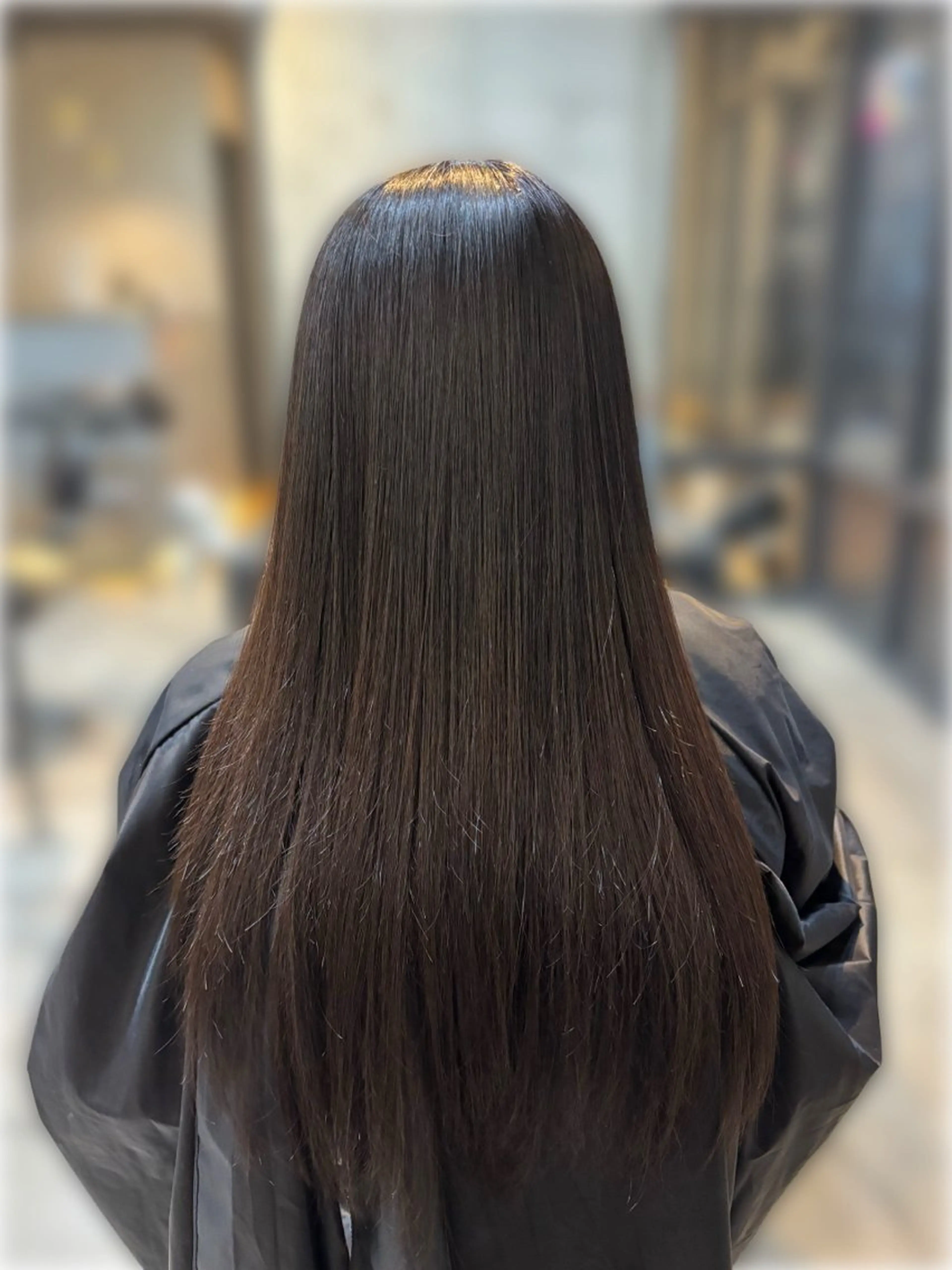 ロング 縮毛矯正 吉田 光希のヘアスタイル