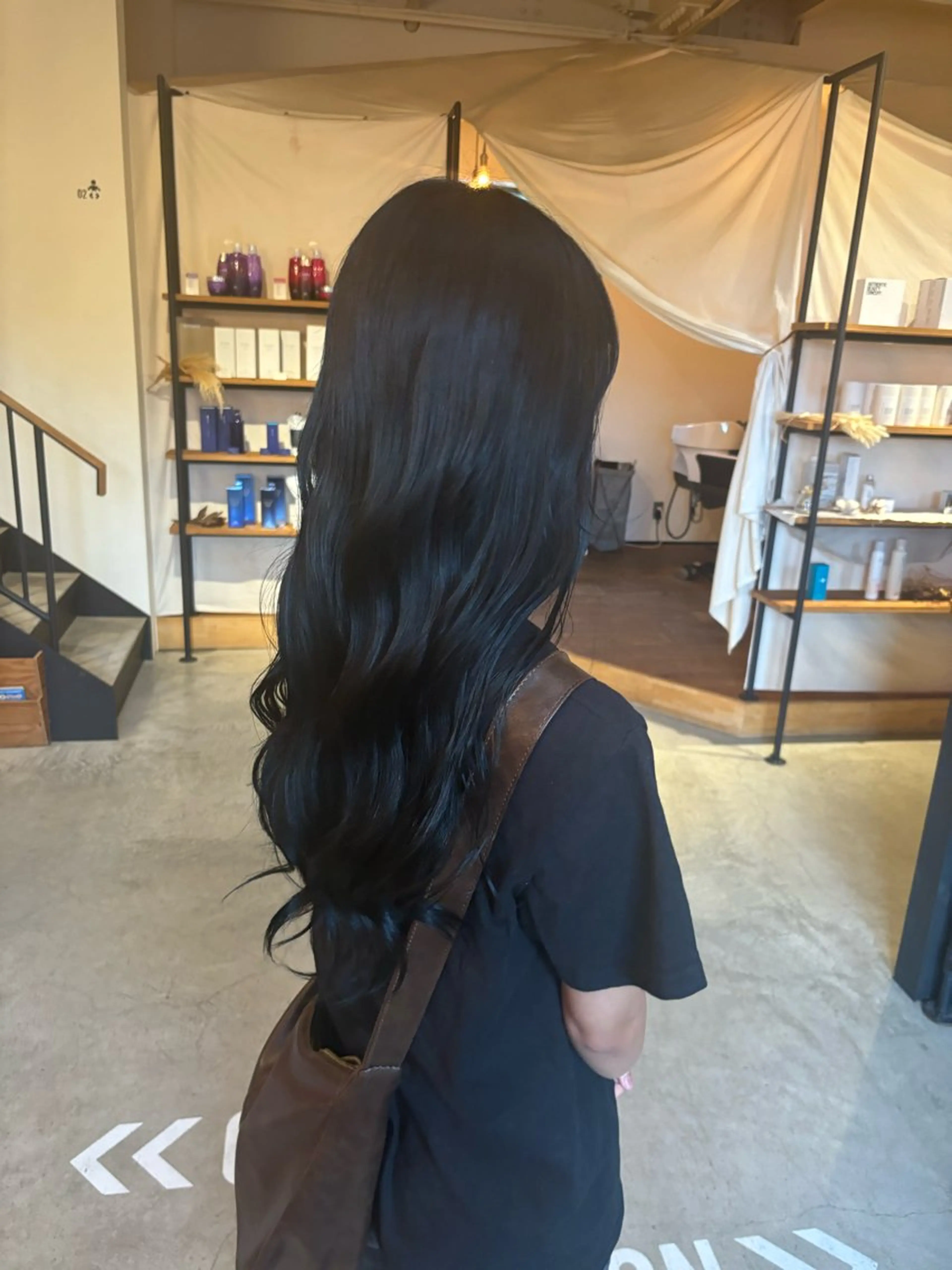 カラー 透明感カラー カット トリートメント 艶カラー／髪質改善ス トレート／羽菜のヘアスタイル