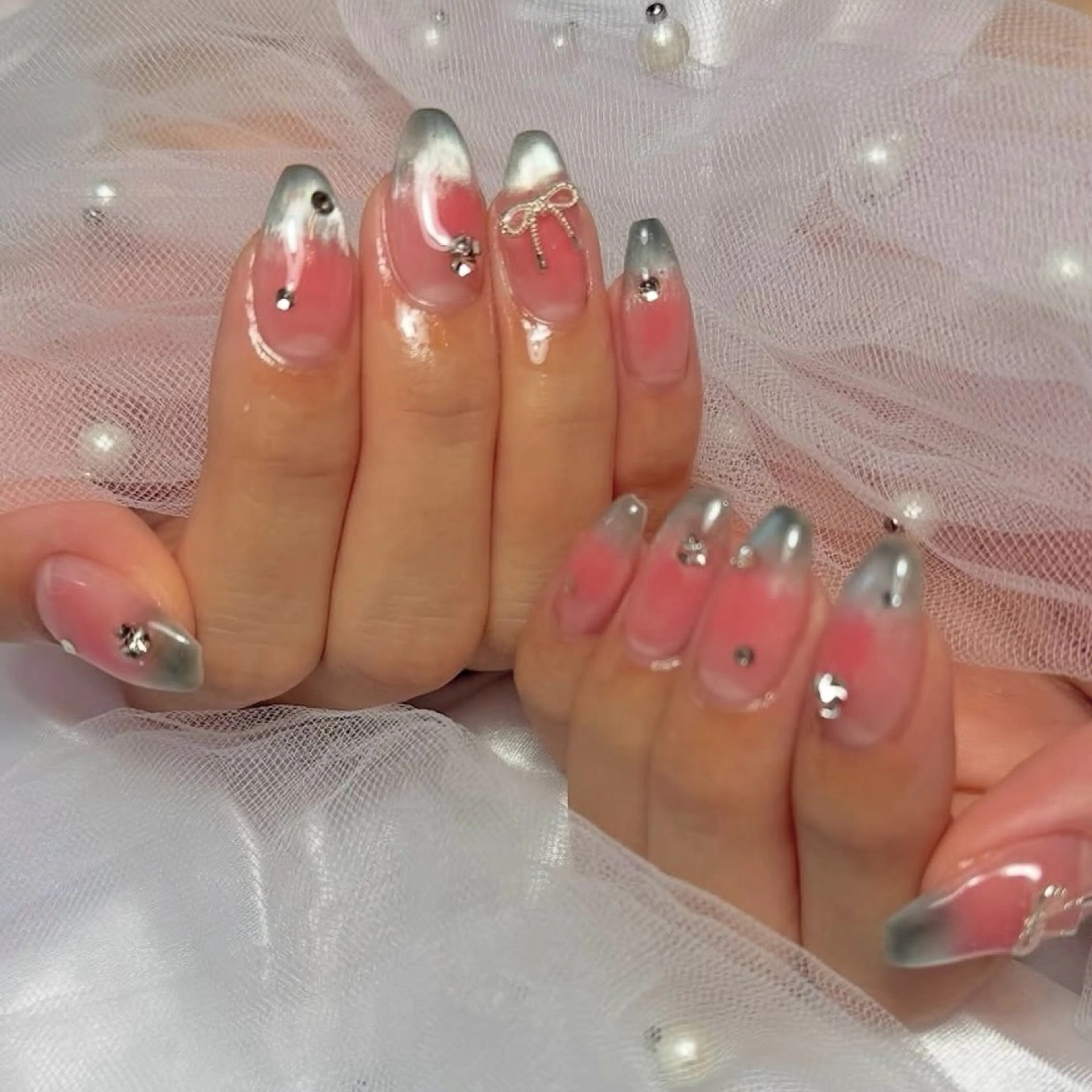 ハンドネイル　持ち込みデザインの写真