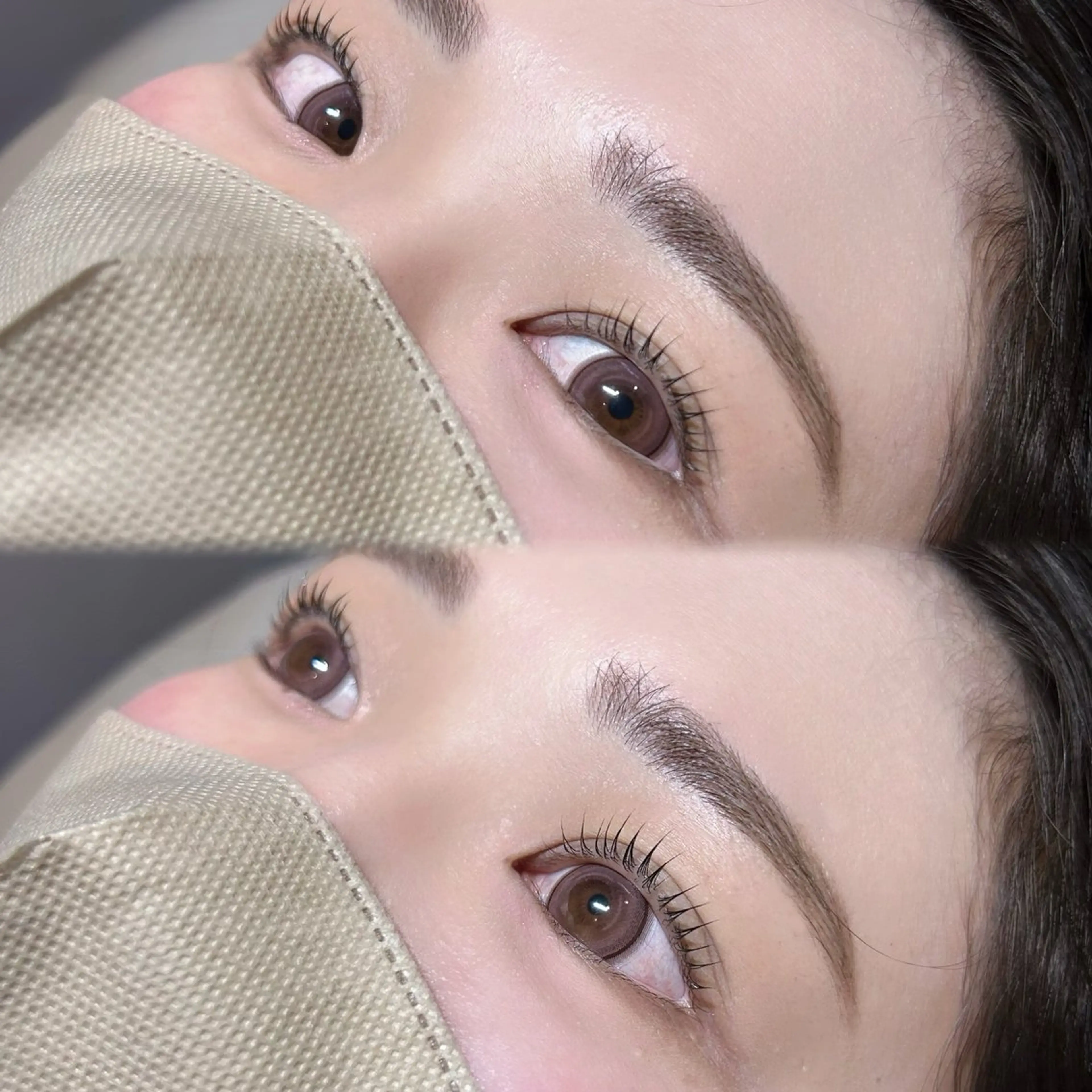 【一気に垢抜け✨まつ毛パーマ＆アイブロウスタイリング💕🎶】お気軽にリクエストください( ᐡᴗ ̫ ᴗᐡ)の写真