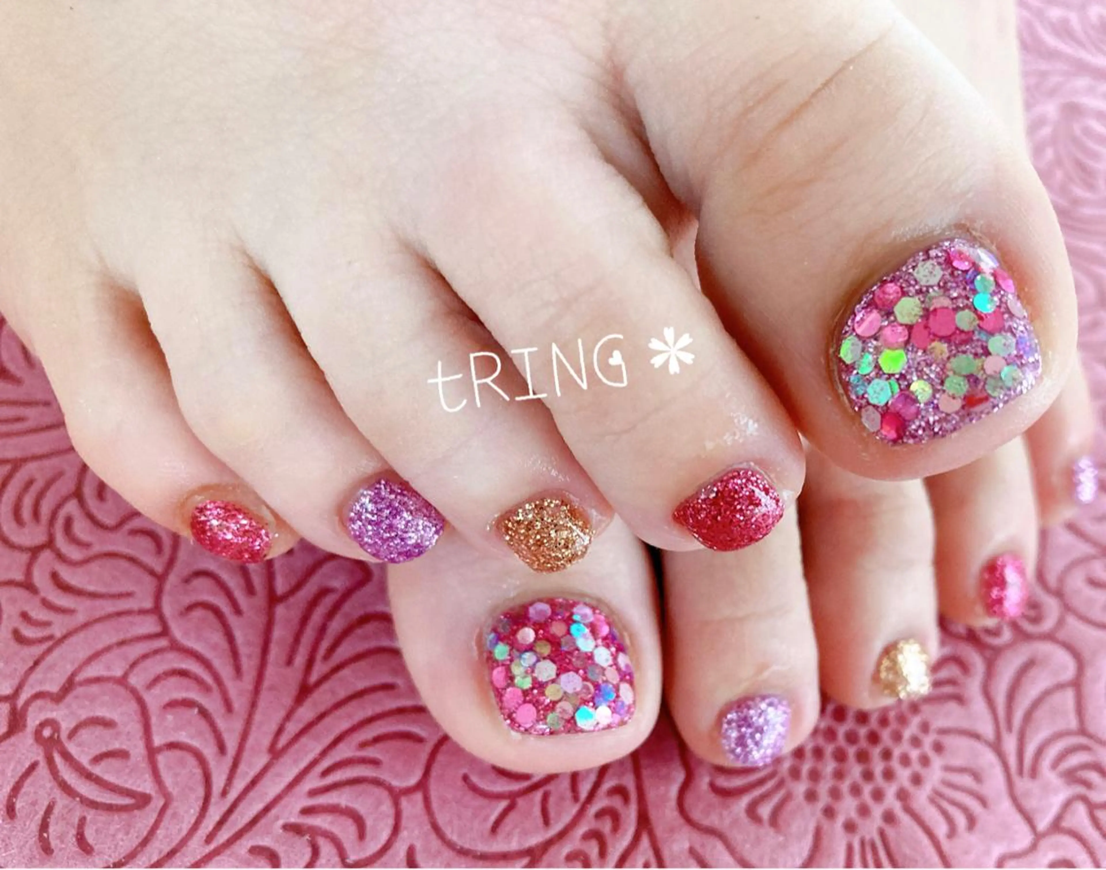 ネイル フットネイル tRING* しいの木台のネイルデザイン