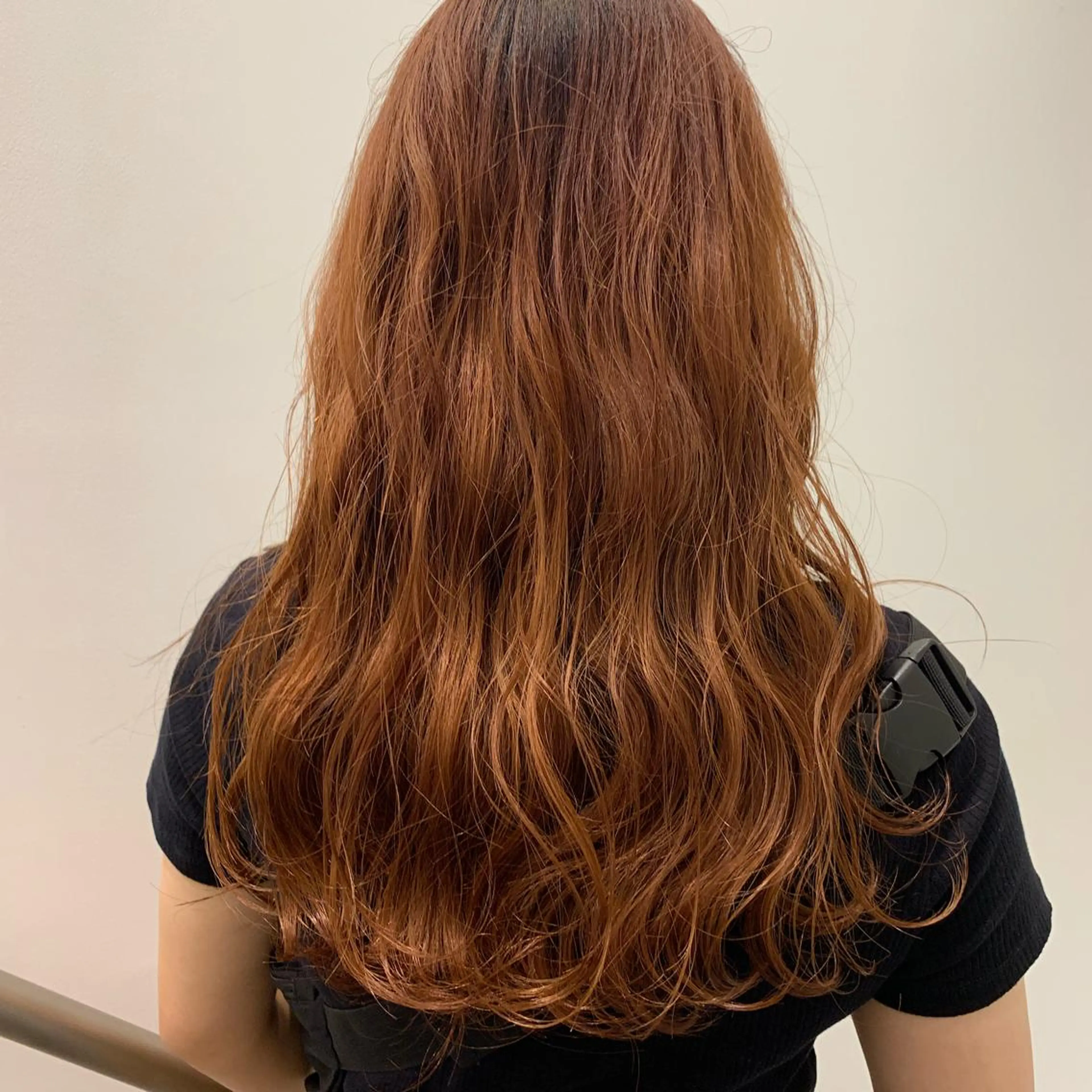 ロング カラー オレンジ fit /HONOKAのヘアスタイル