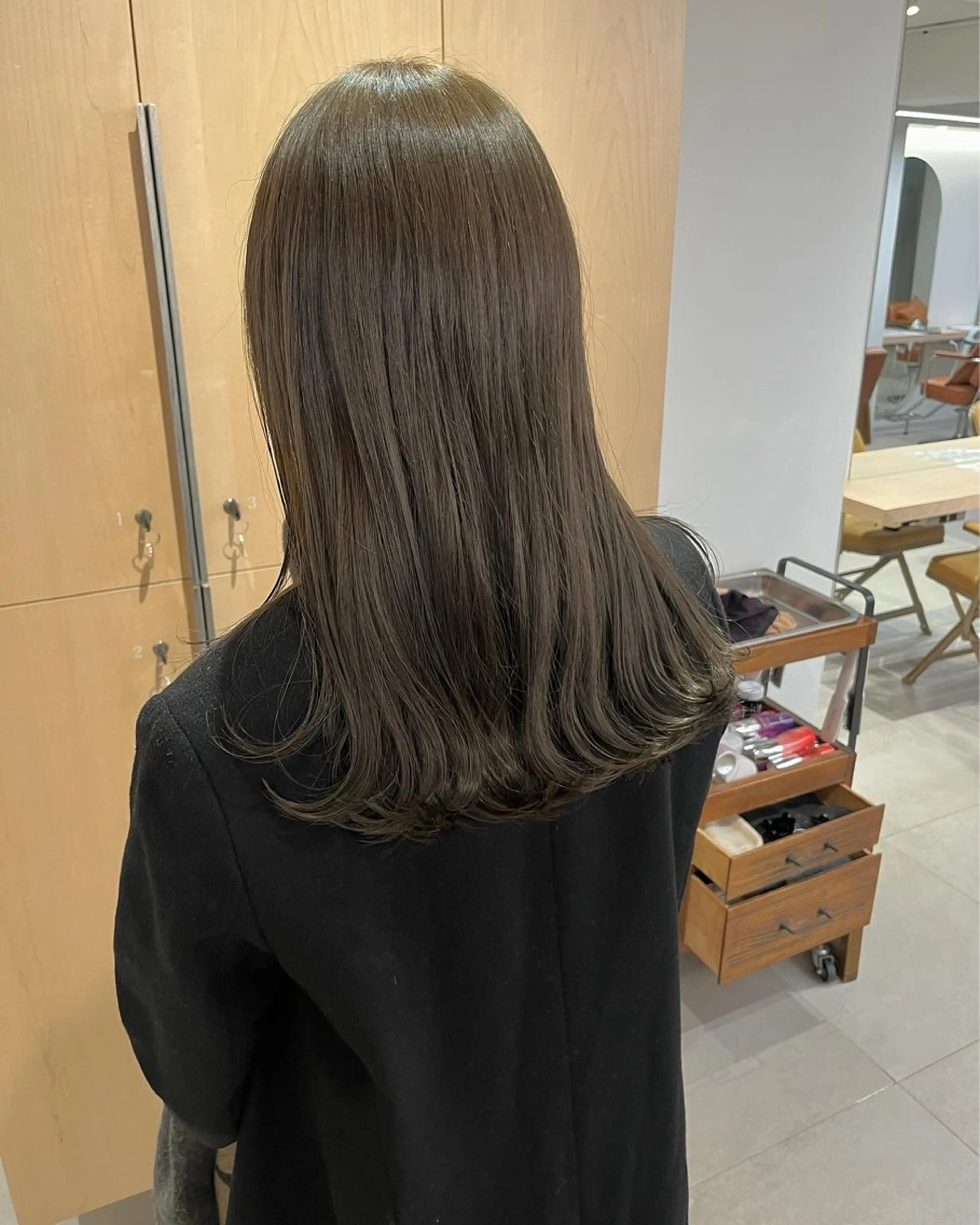 ロング カラー ブラウンカラー オリーブブラウン お洒落パーマ/ボブ ❄️Tomoka❄️のヘアスタイル