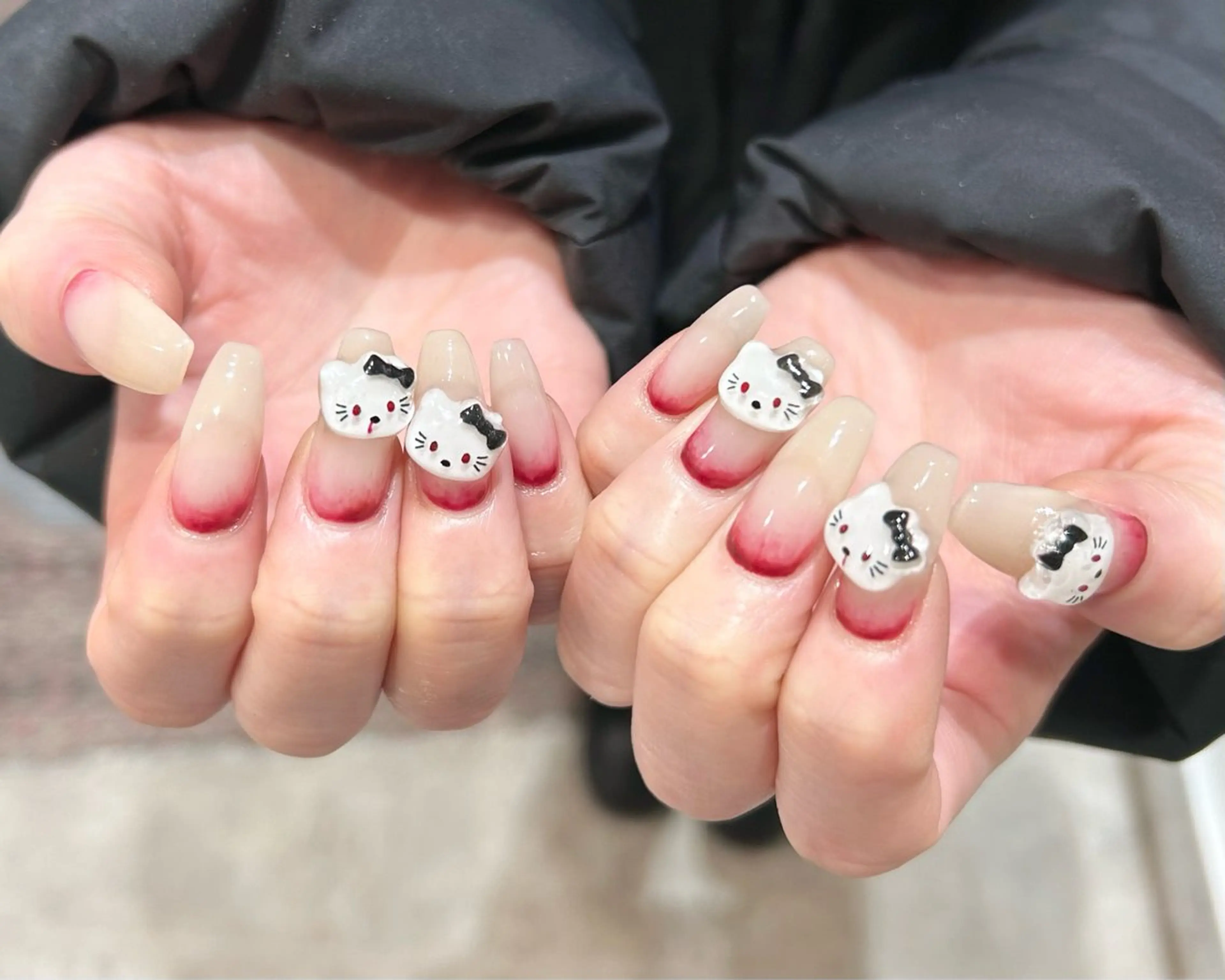 ネイル ハンドネイル 0203ムニムサン 💙Mihoのネイルデザイン