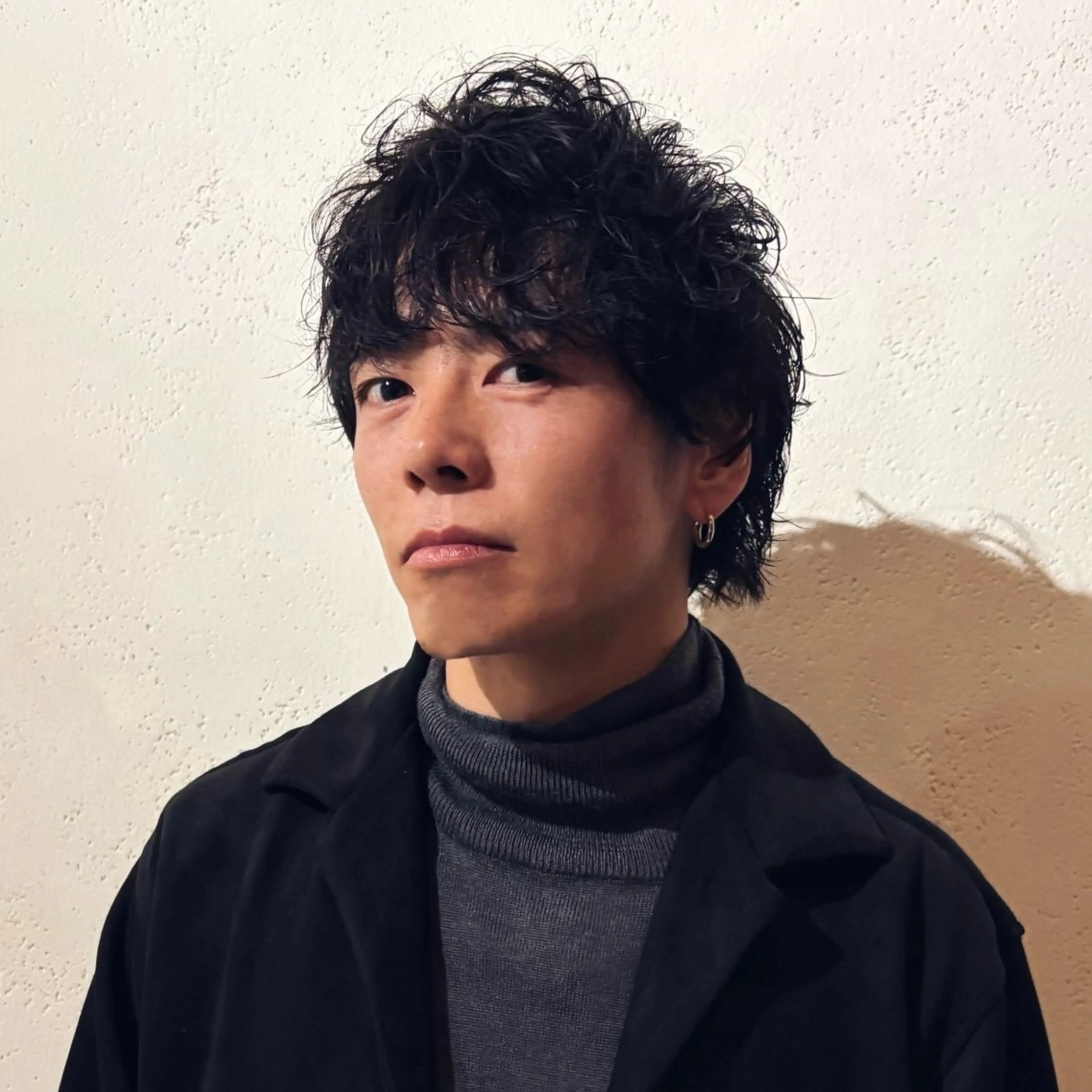 ショート パーマ メンズ メンズパーマ カット パーマ メンズ特化美容師 サノヤマトのヘアスタイル