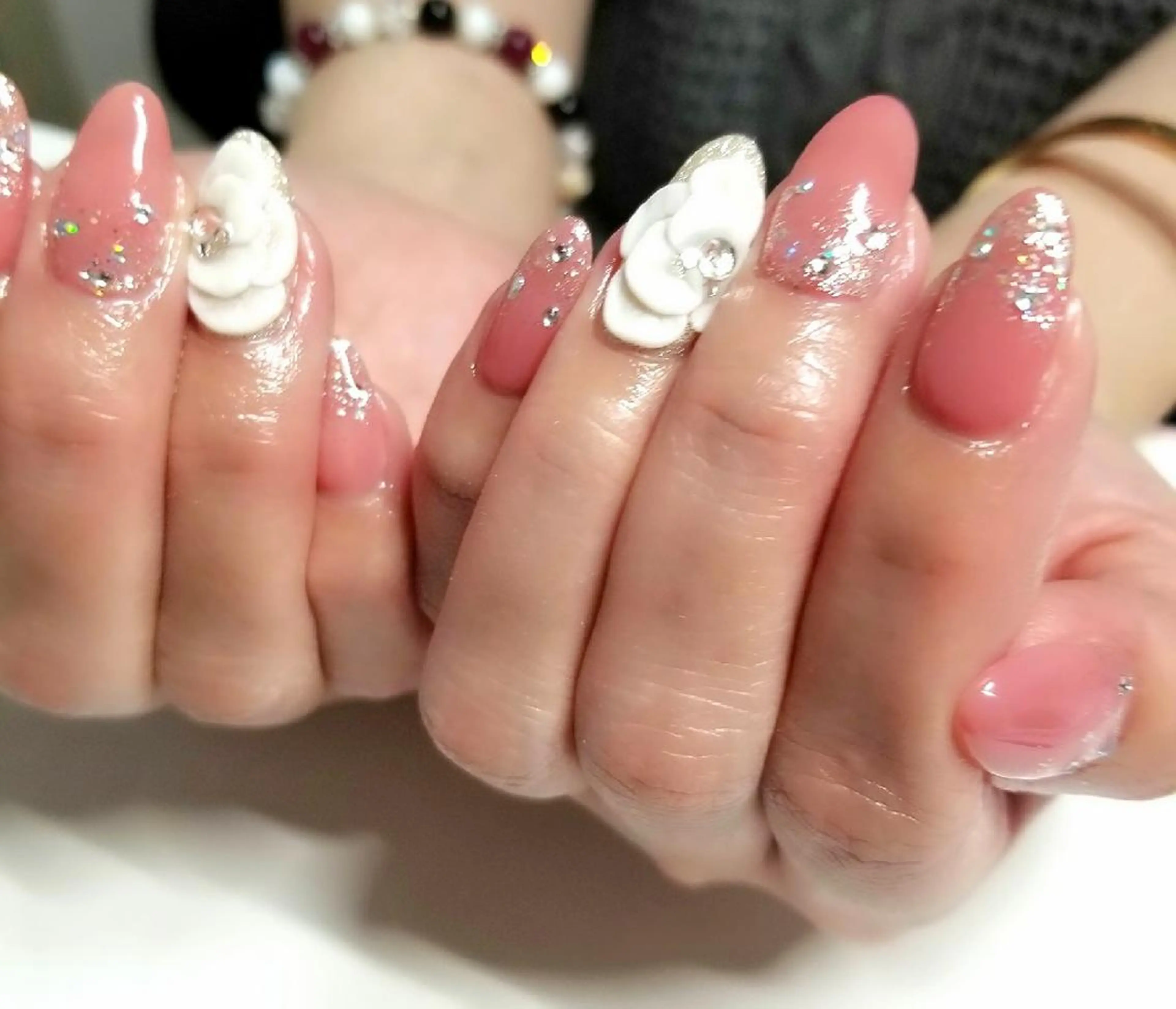 ネイル フラワーネイル nail salon ipuniのネイルデザイン