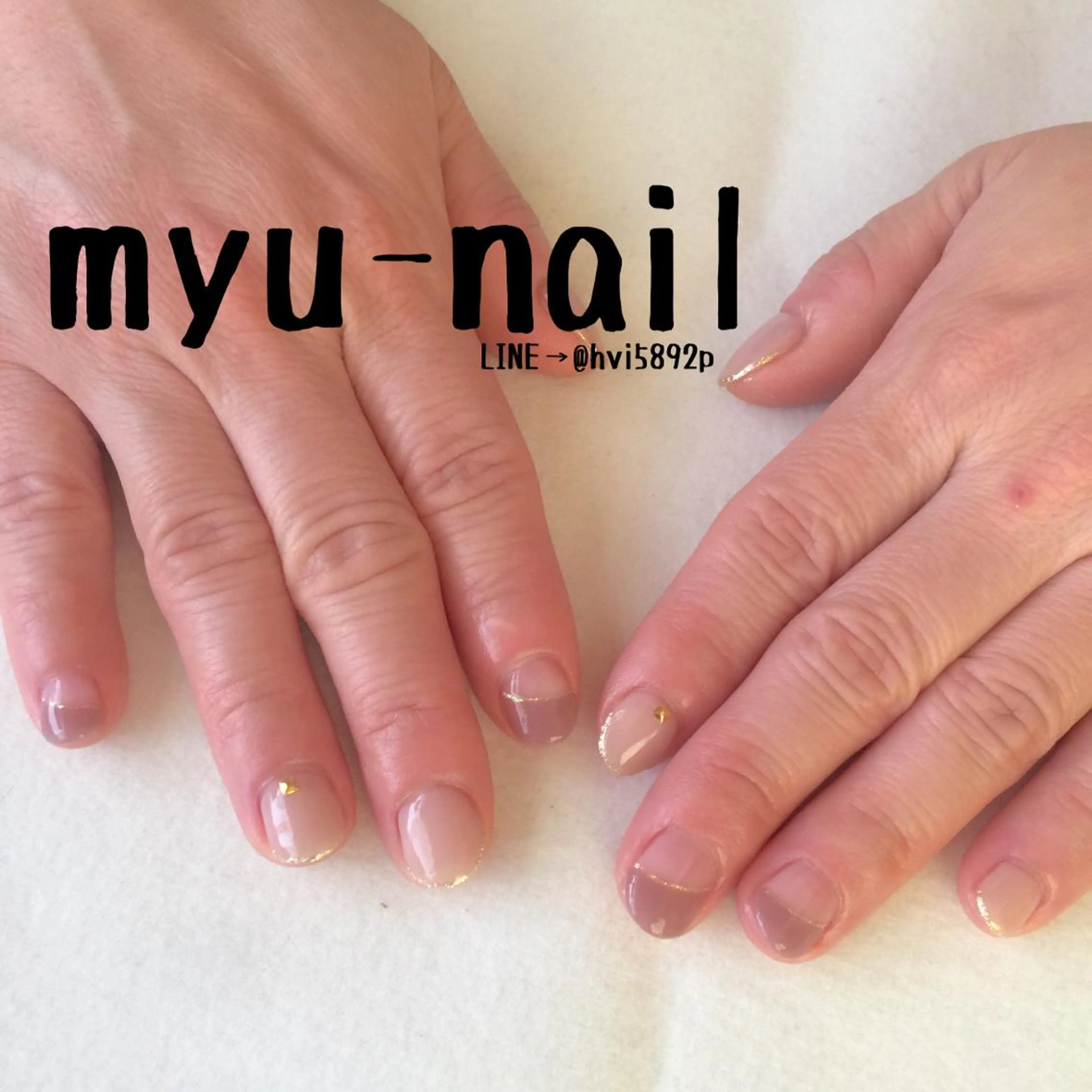 ネイル アートネイル ハンドネイル ホームサロン myu-nailのネイルデザイン