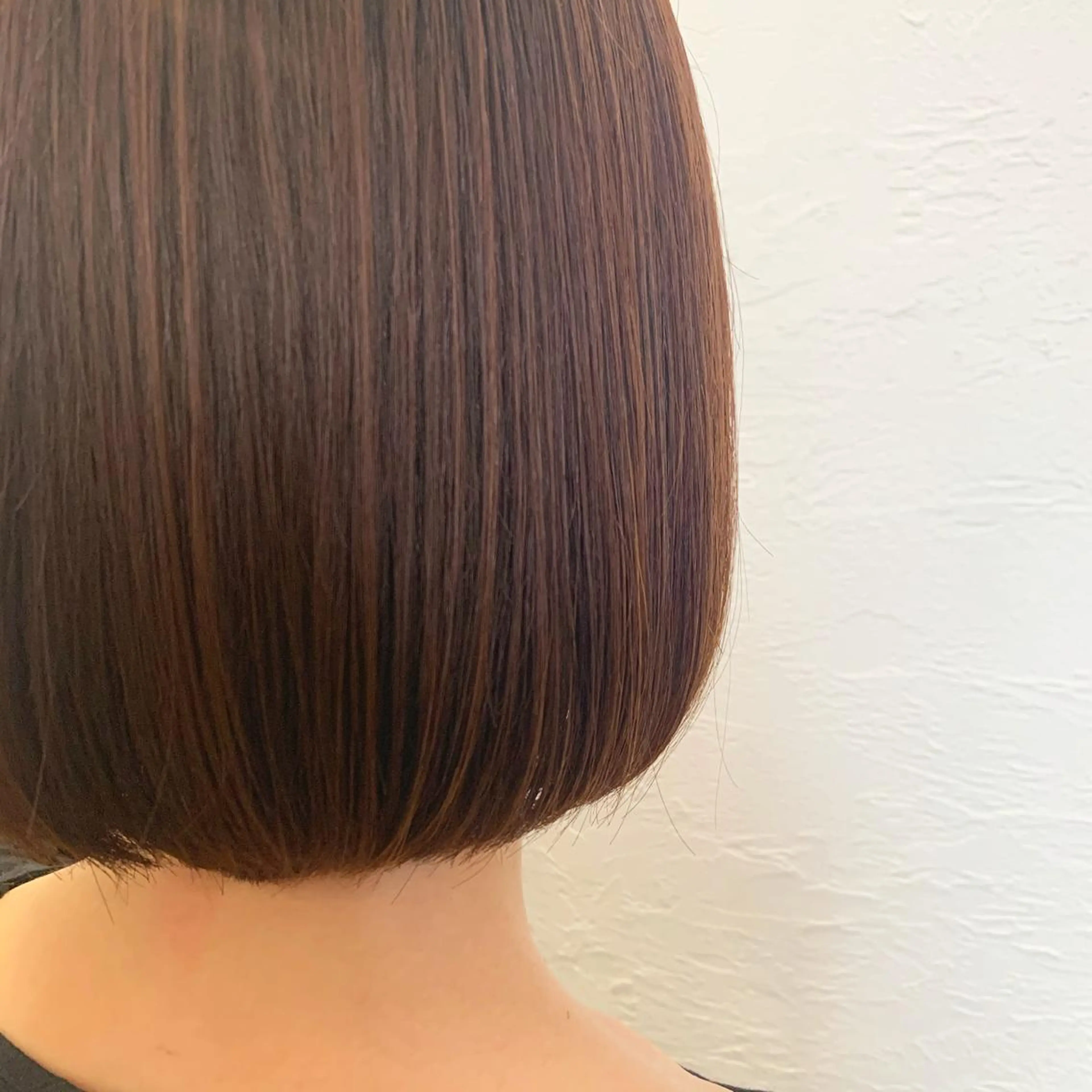 ミディアム カラー fio マナミのヘアスタイル