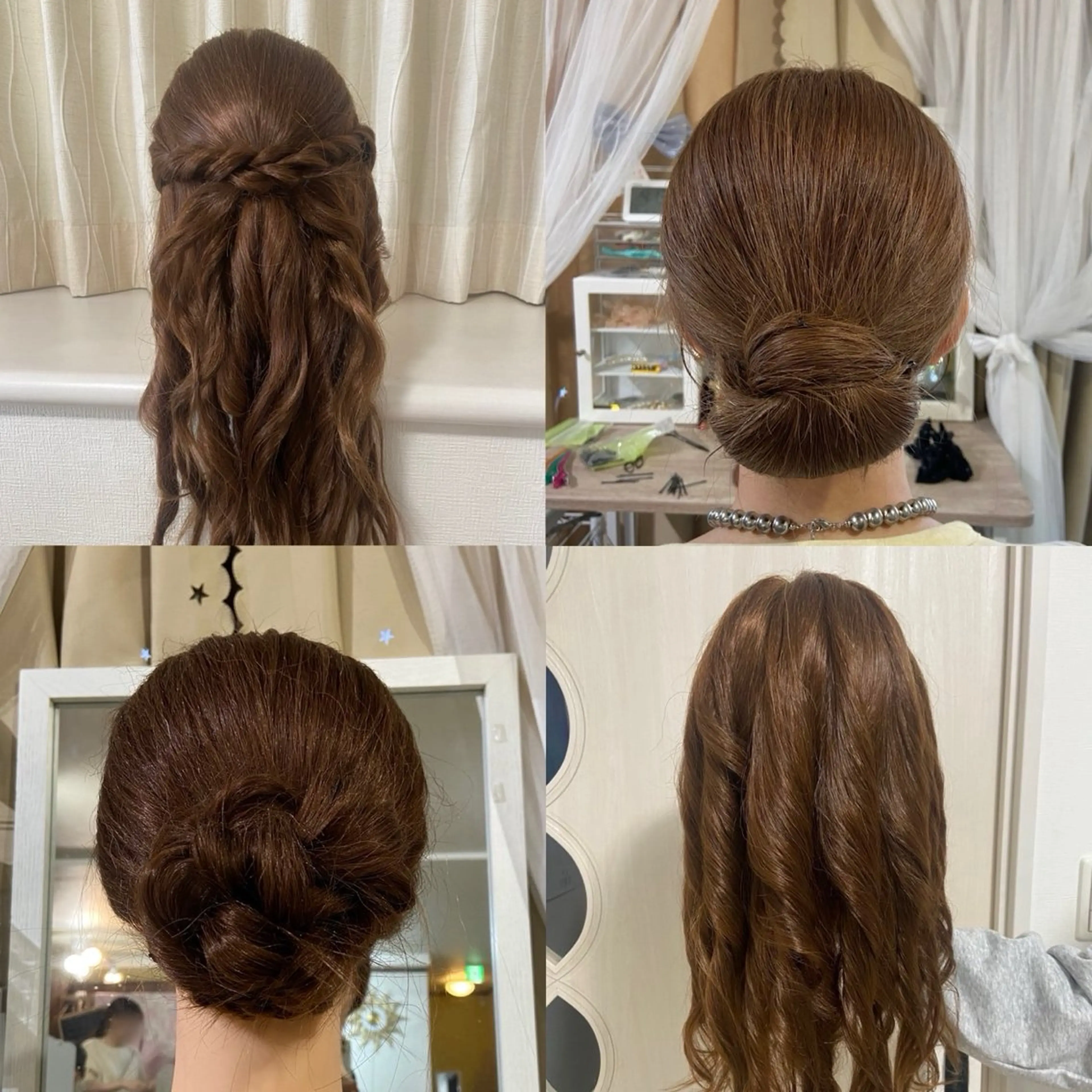 ヘアアレンジ ヘアセット aya hair 水上のヘアスタイル