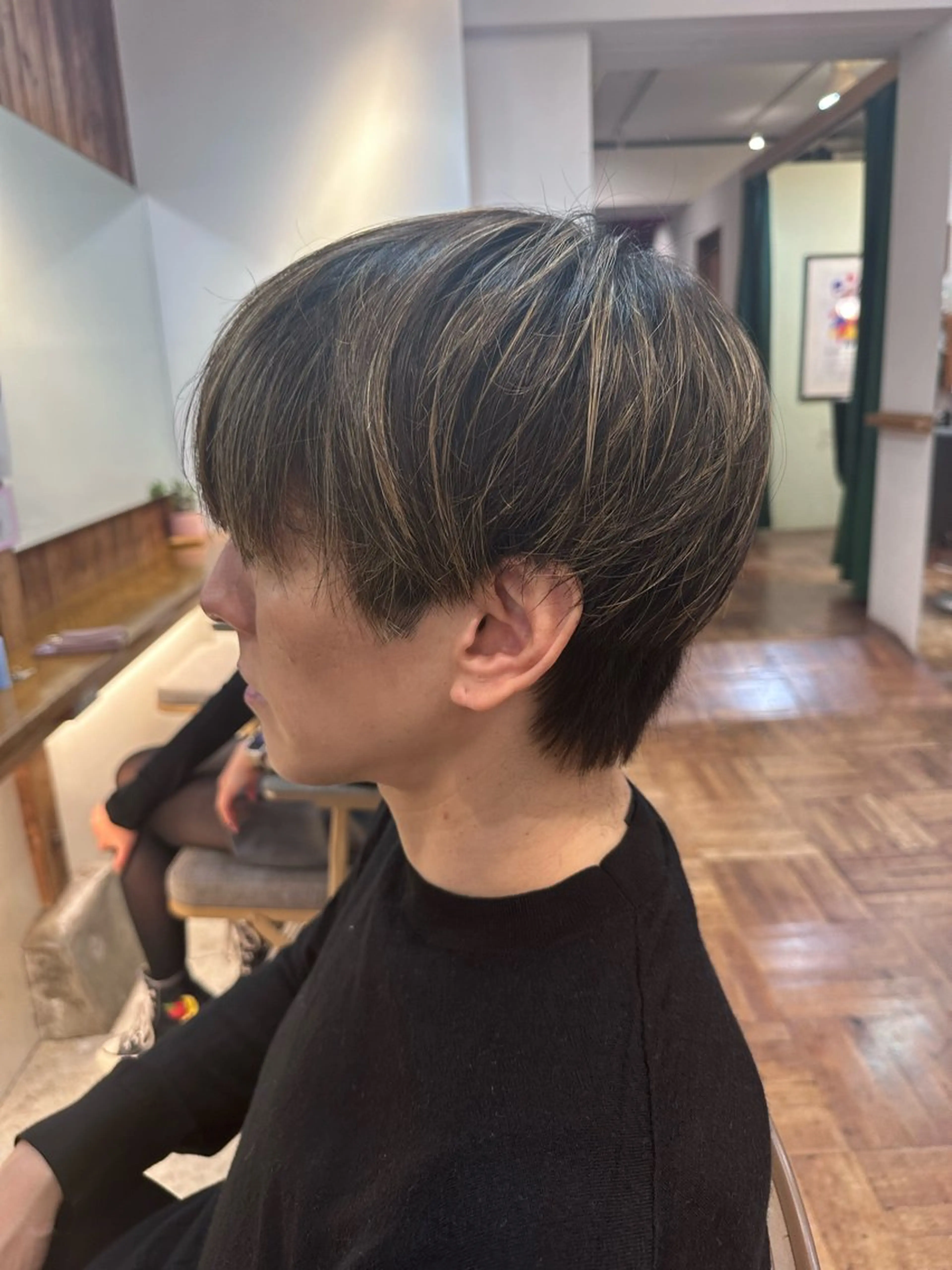 メンズ マッシュウルフ マッシュ メンズウルフカット ウルフカット Flor 上大岡 🌱山本一葉🌱のヘアスタイル