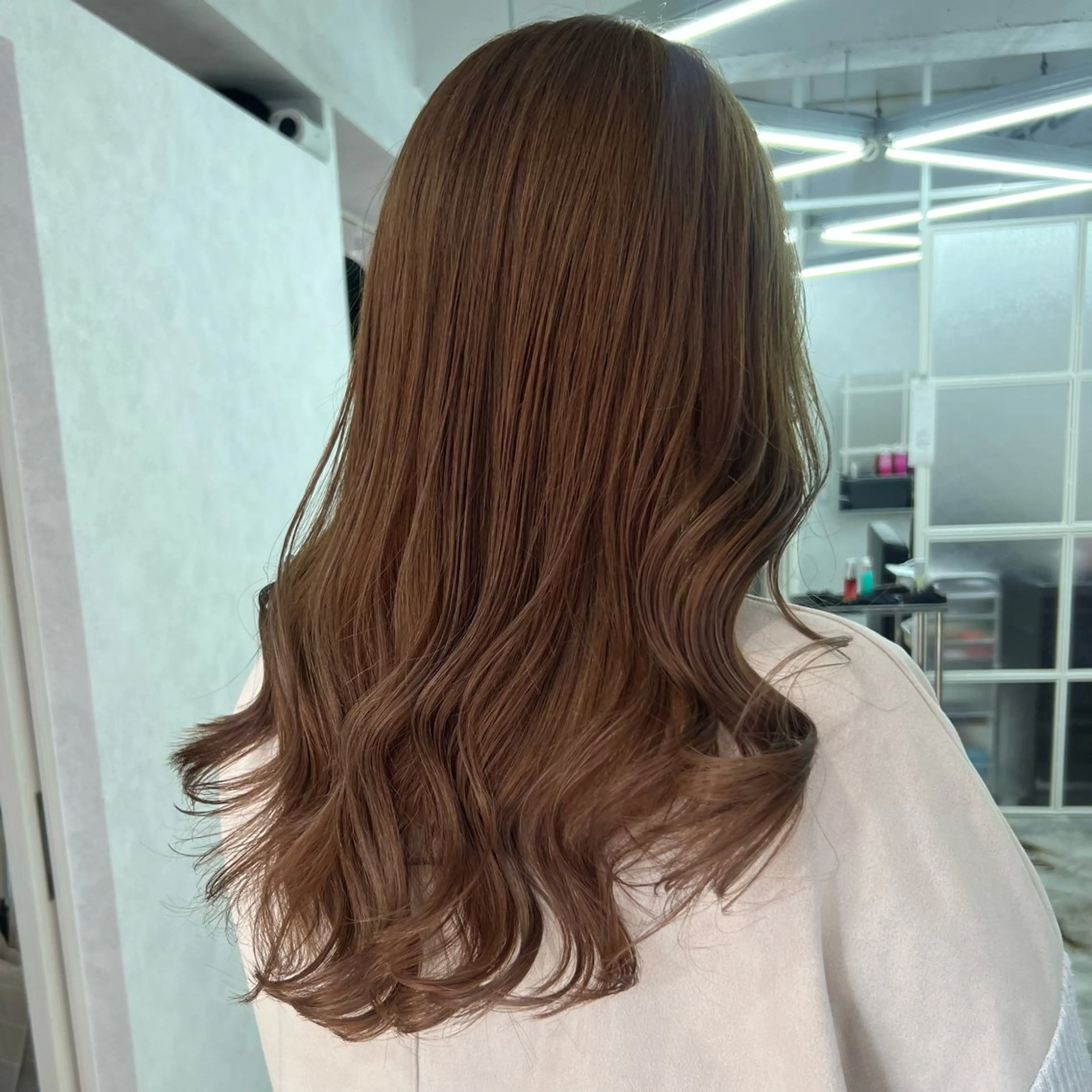 ロング カット ヘアカラー トリートメント 岸下 理緒のヘアスタイル