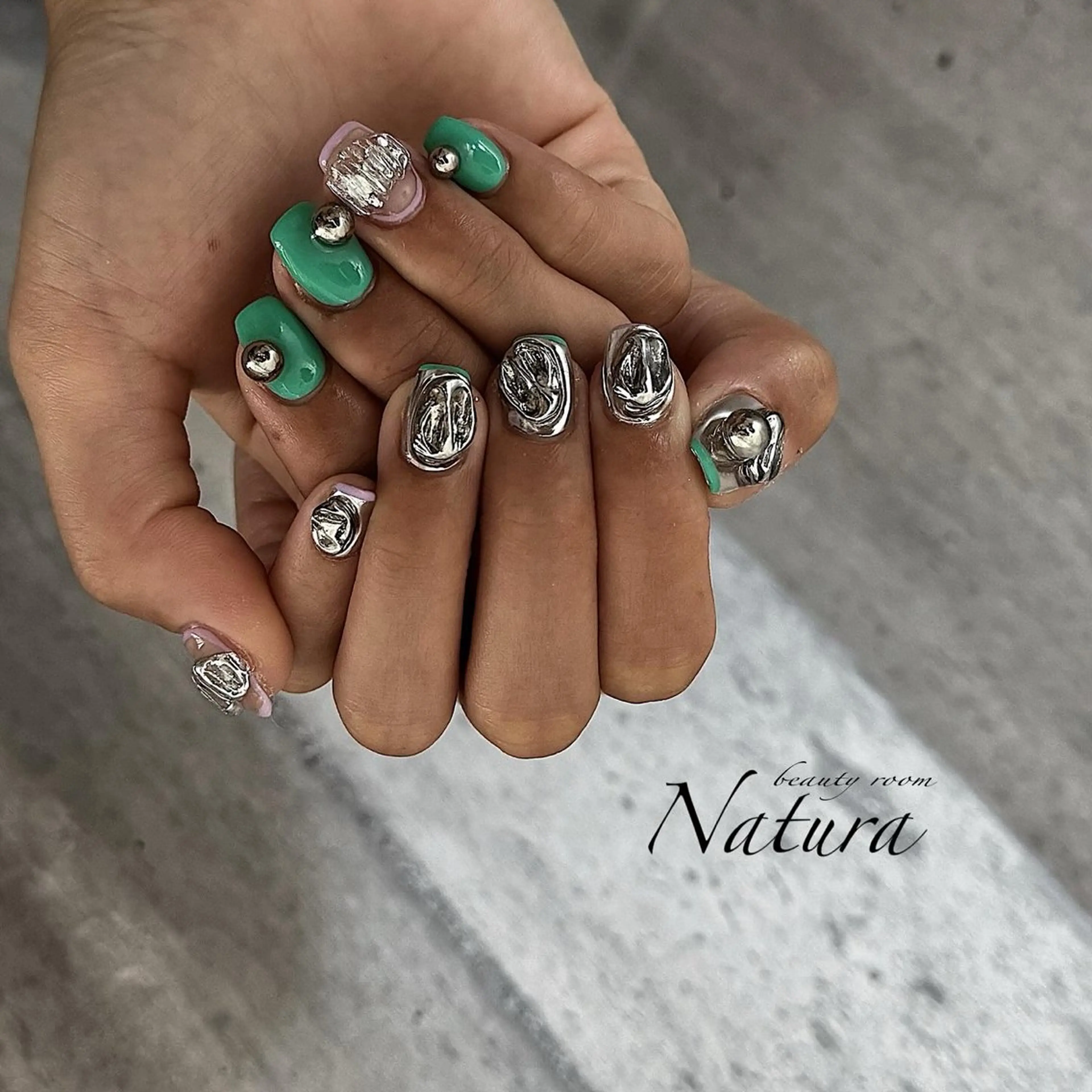 ネイル ハンドネイル beautyroom Naturaのネイルデザイン