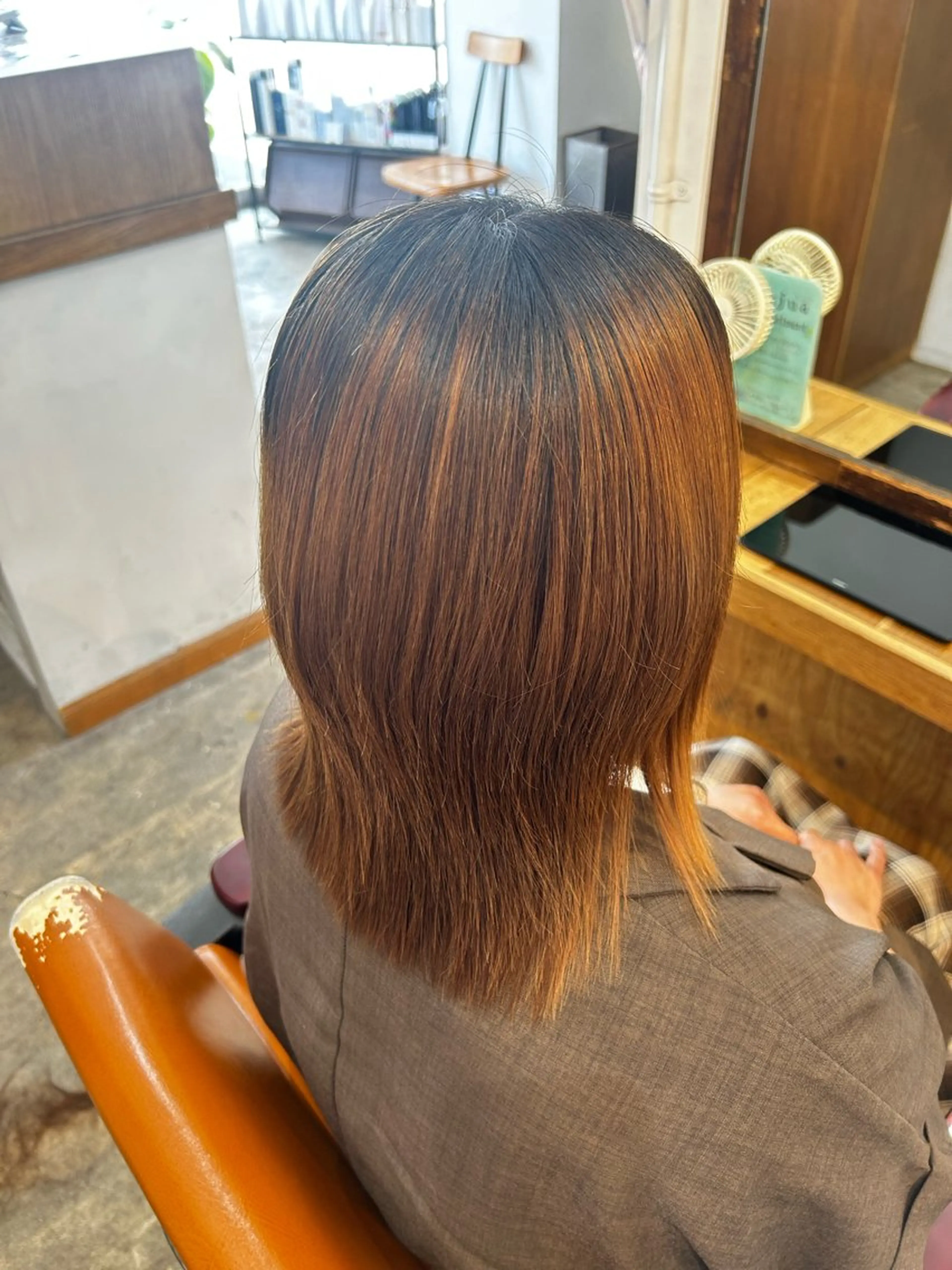 パーマ 縮毛矯正 田口 未侑のヘアスタイル