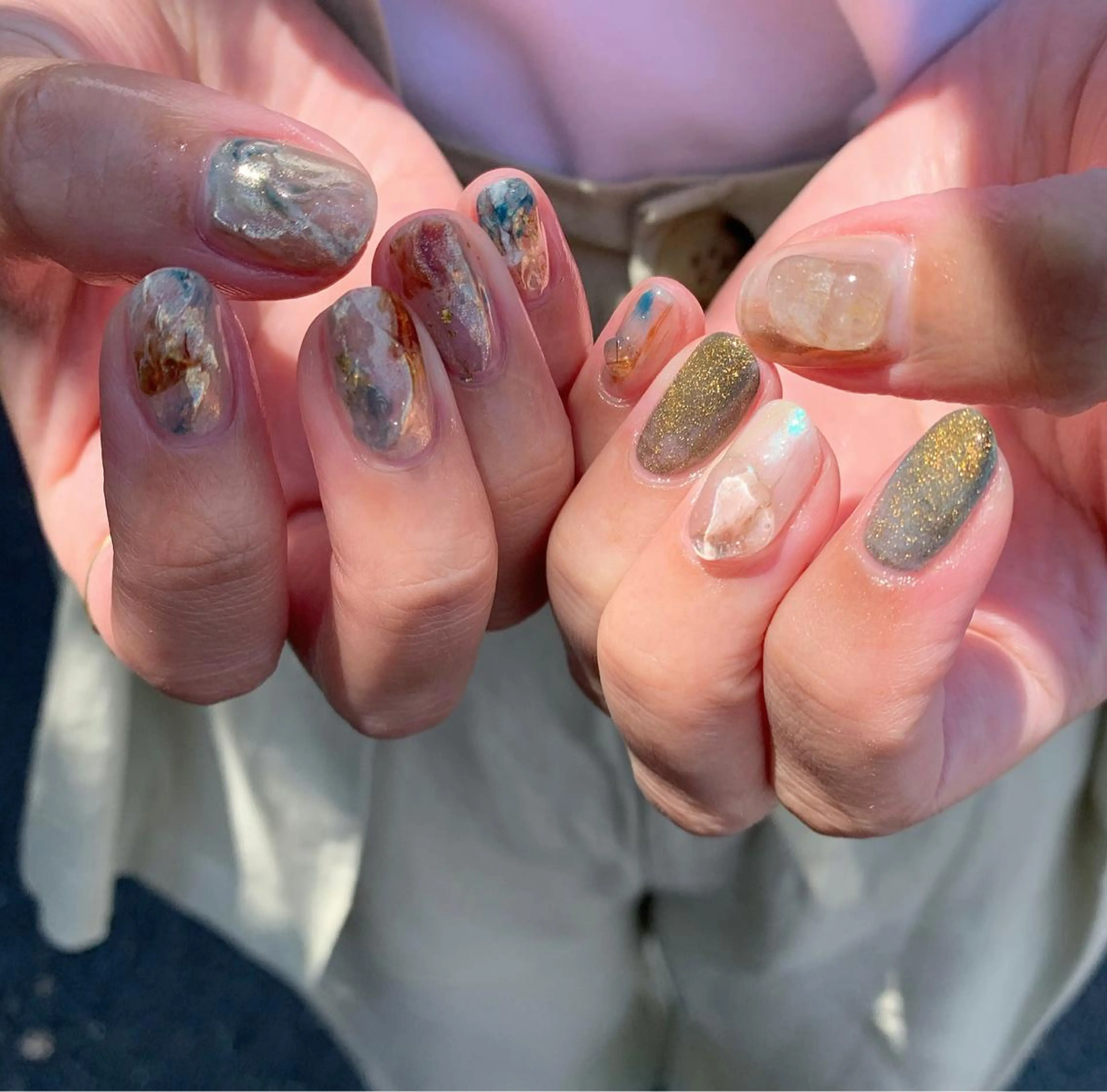 ネイル ハンドネイル 佐藤 穂乃香のネイルデザイン