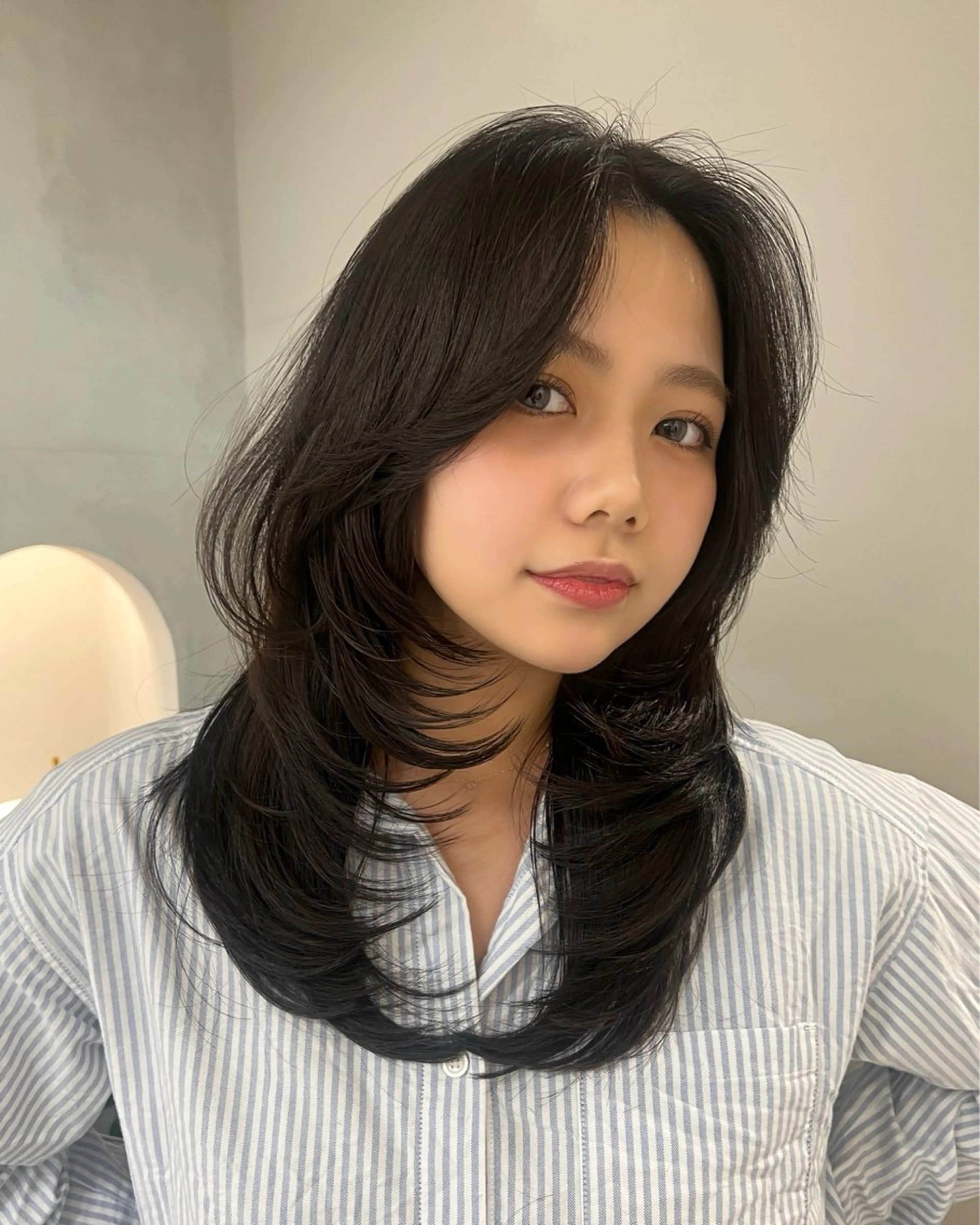 セミロング カラー 💖韓国風💖 レイヤー/LISAのヘアスタイル