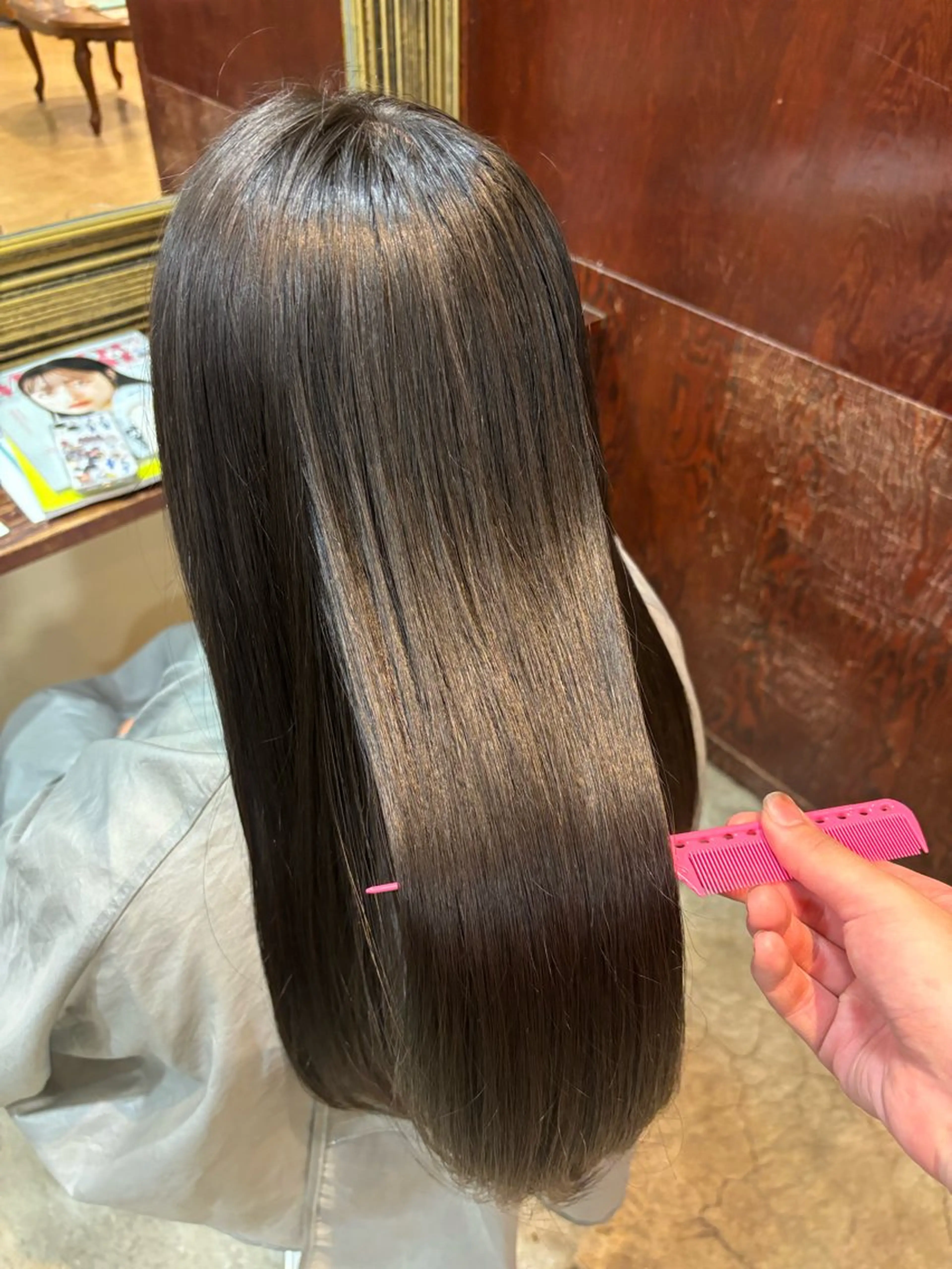 セミロング ursus by HEADLIGHT 柏店所属・髪質改善/ 齋藤　優太のヘアスタイル