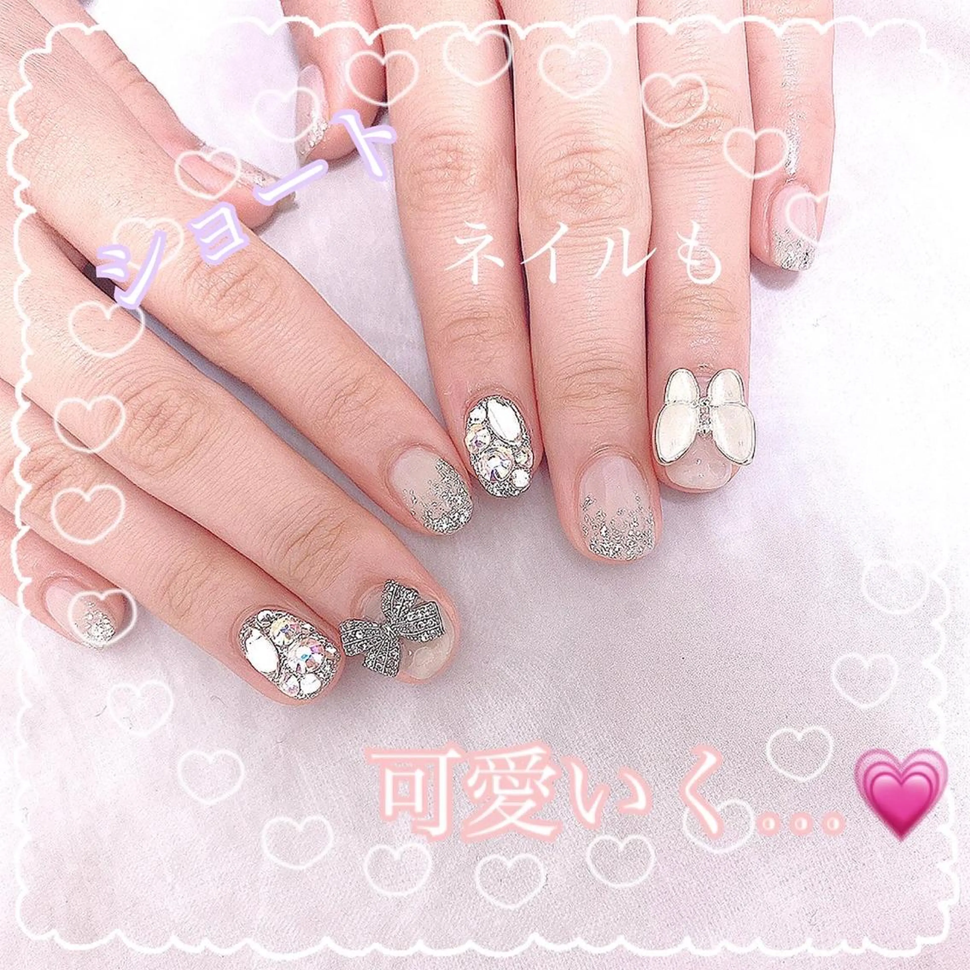 ネイル ハンドネイル RiLion💗 Risa🦋💜のネイルデザイン