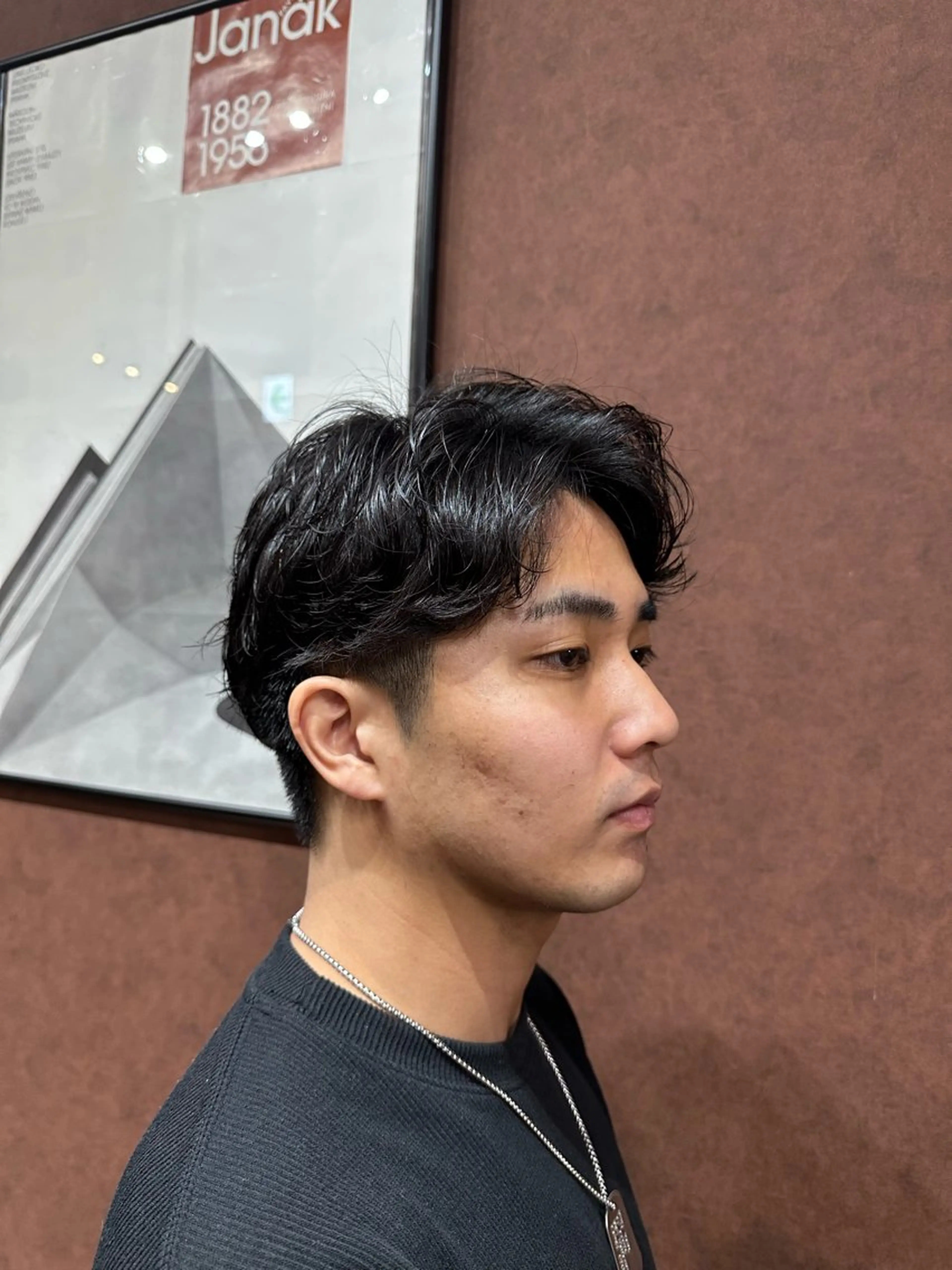 メンズ E  難波OCAT店所属・岩崎流成 スタイリストのヘアスタイル