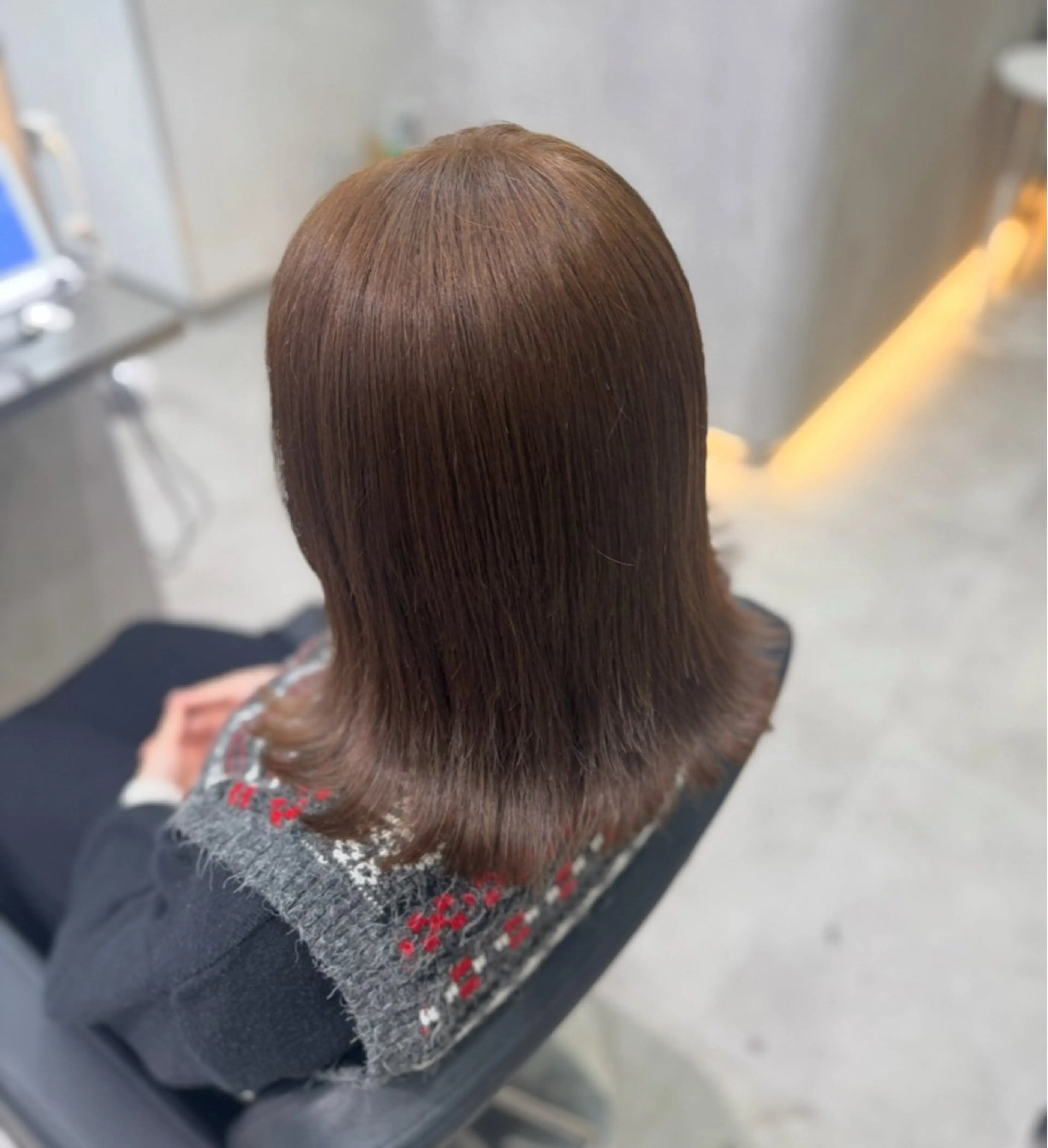 ミディアム ゆめか /Lapis福岡今泉のヘアスタイル