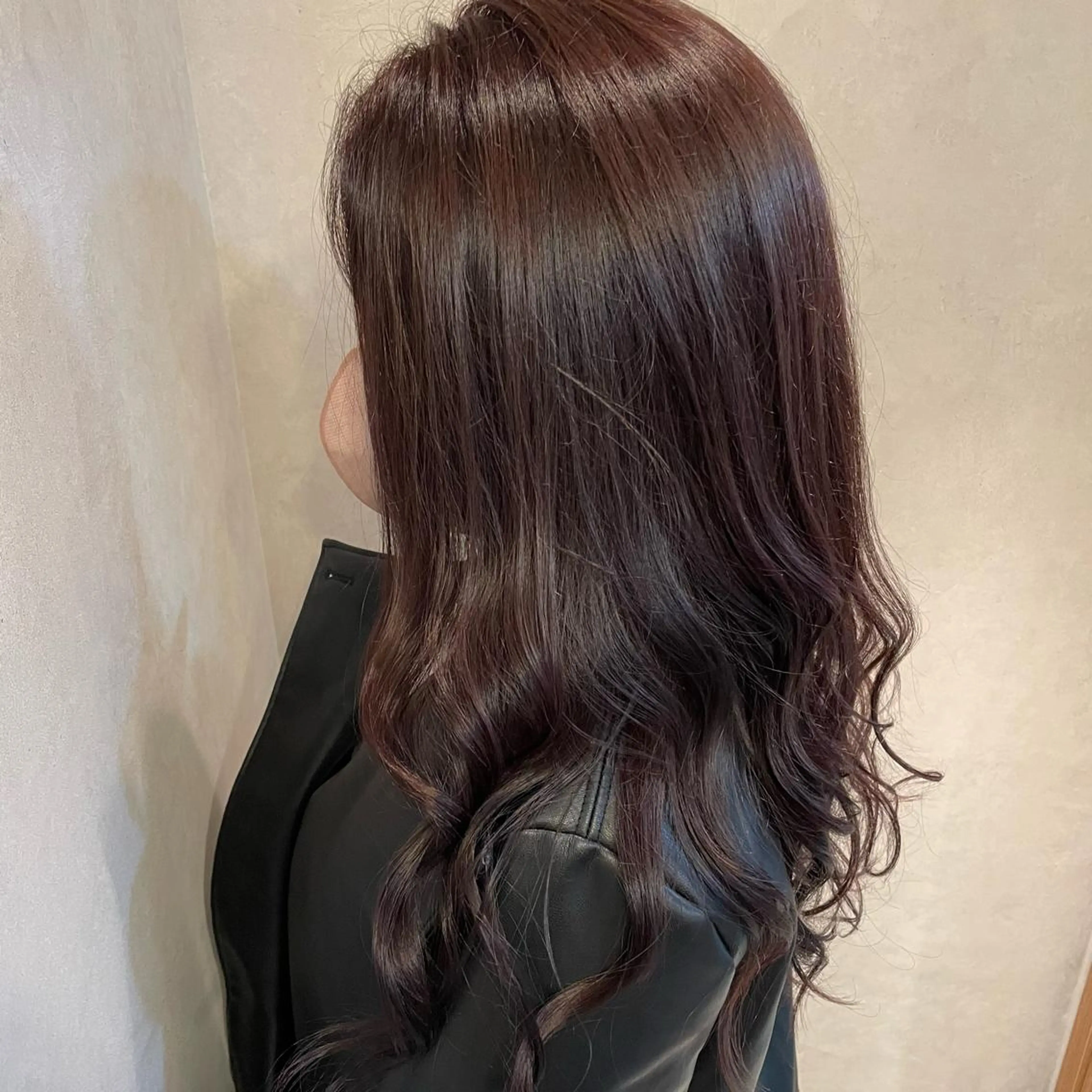 ロング カラー 透明感カラー グレージュ ラベンダーカラー ラベンダーグレージュ ラベンダーグレー 🍮中山詩乃🍮顔 まわりデザイン◎のヘアスタイル