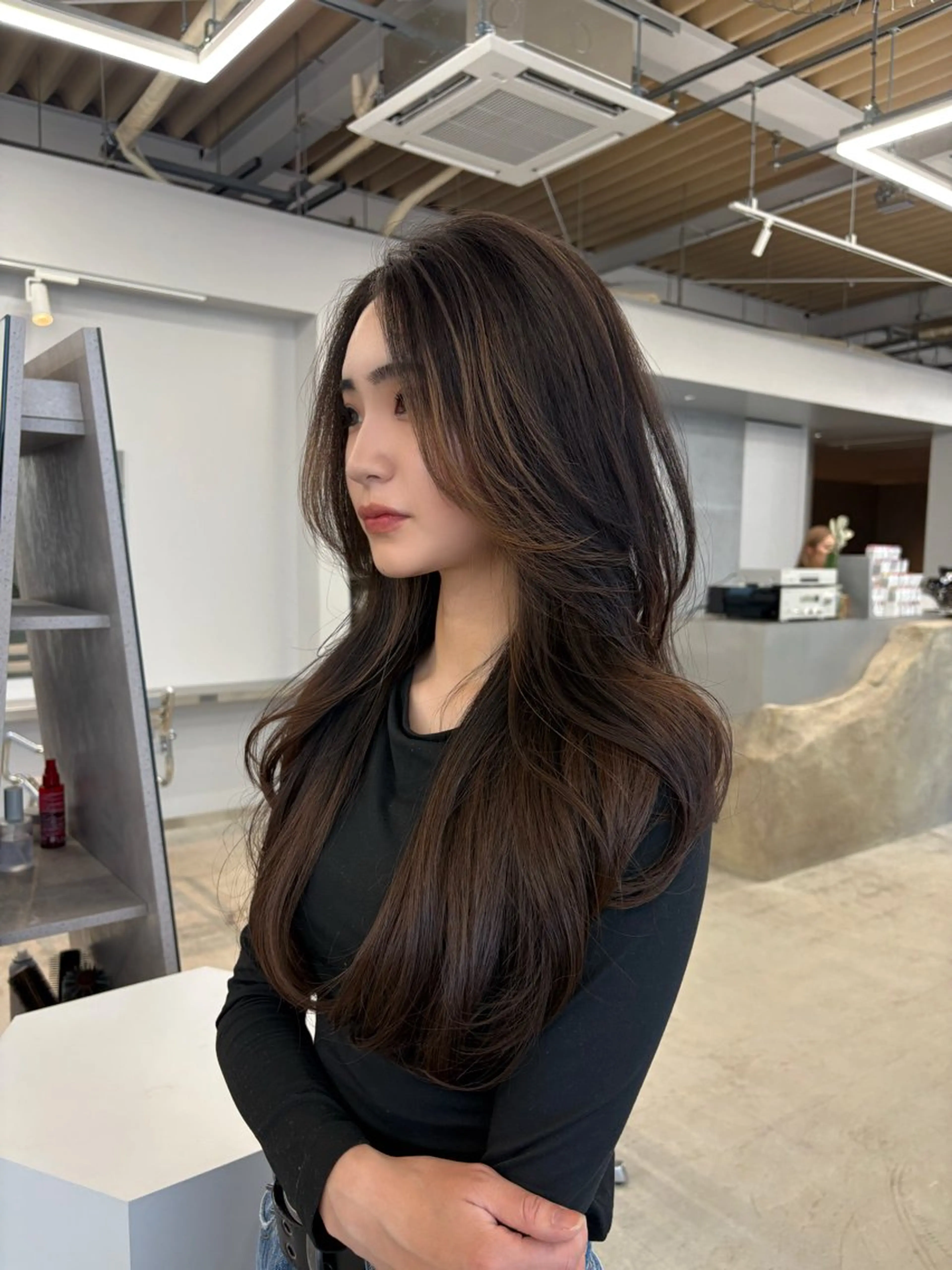 ロング カット トリートメント 渡部 心柚のヘアスタイル