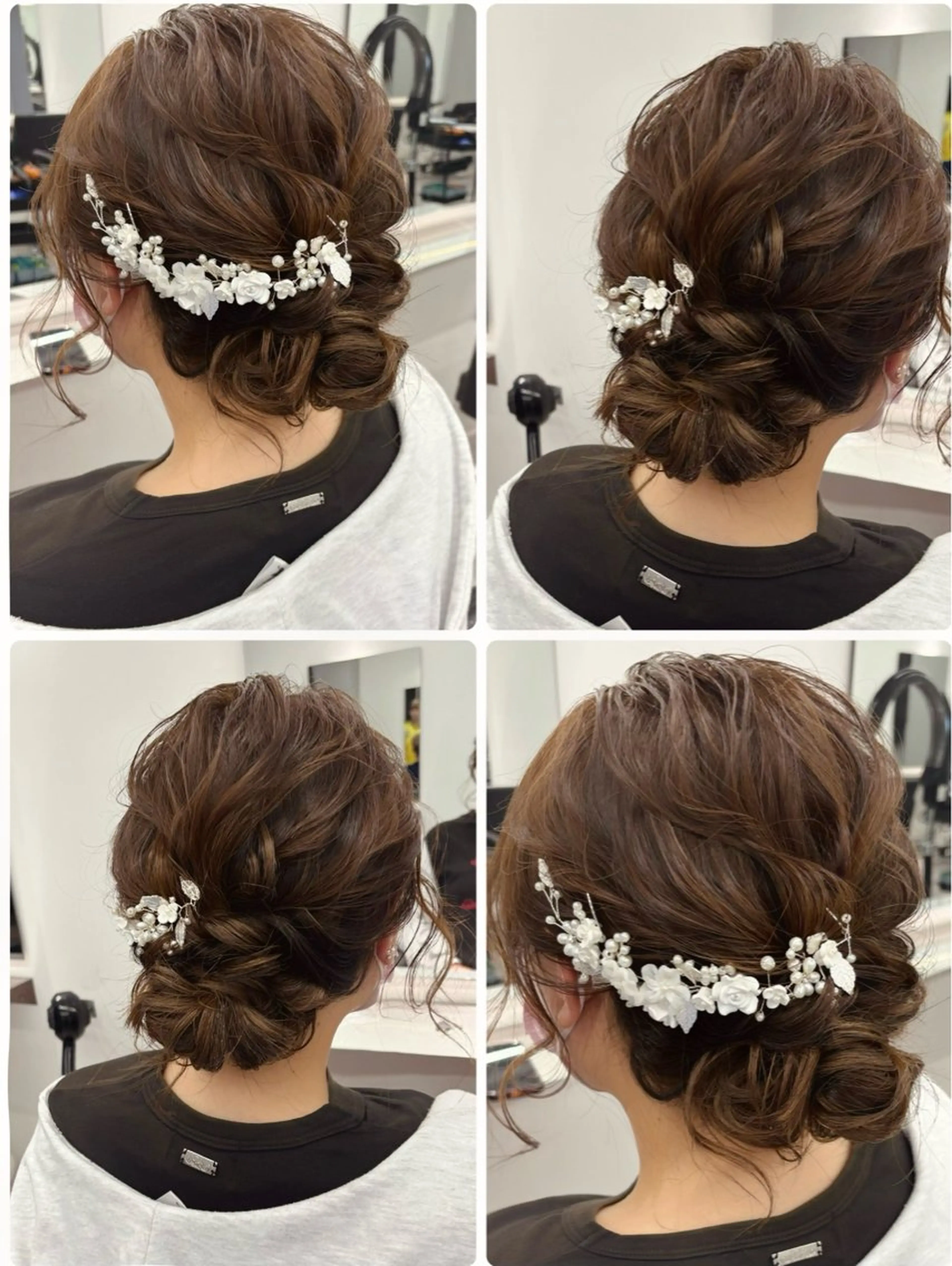 ヘアアレンジ ヘアセット 松井那津子 /ハイライトブリーチのヘアスタイル