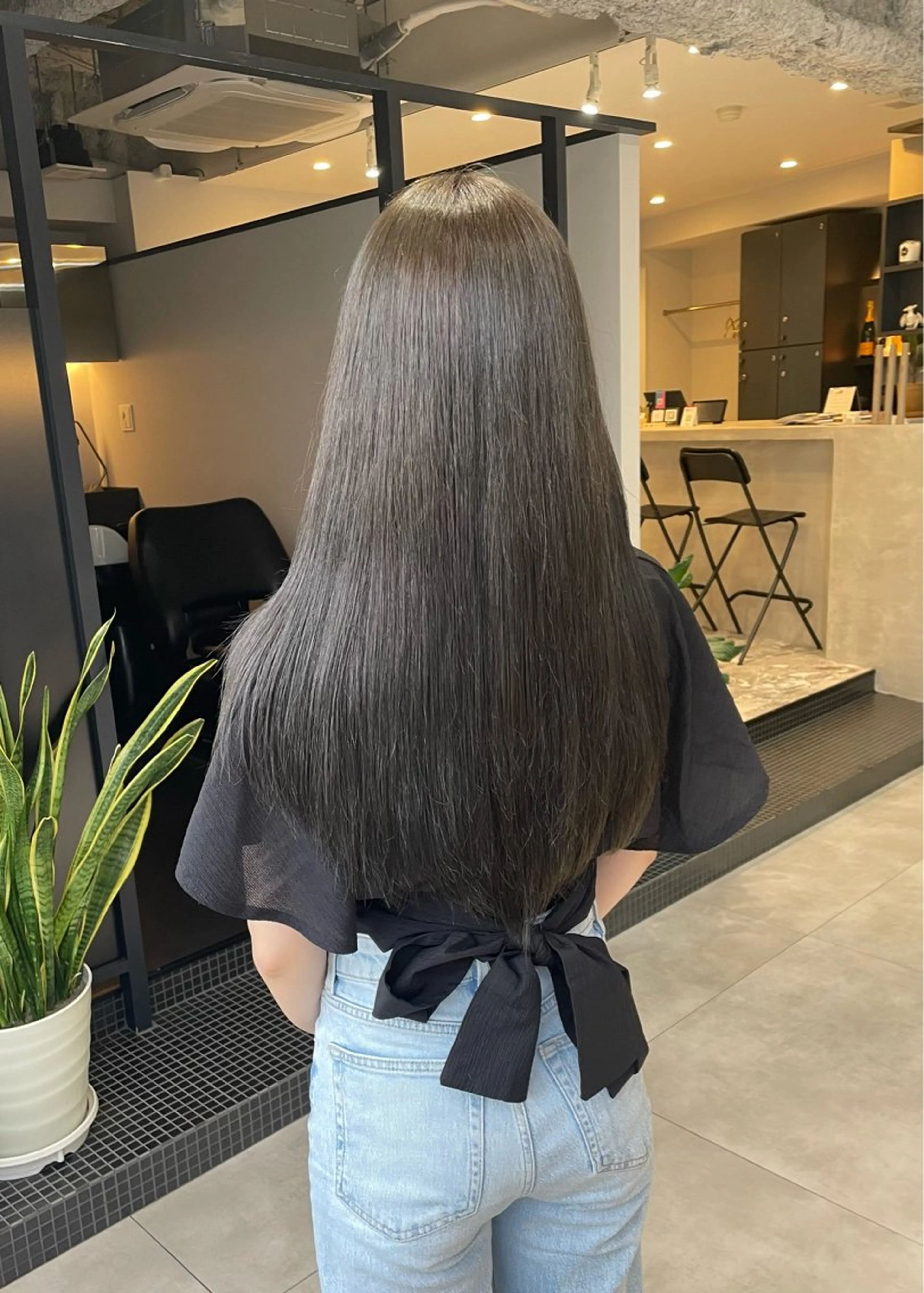 ロング カラー グレージュ オリーブグレージュ オリーブグレー 💝ブリーチ ショート/れい💝のヘアスタイル