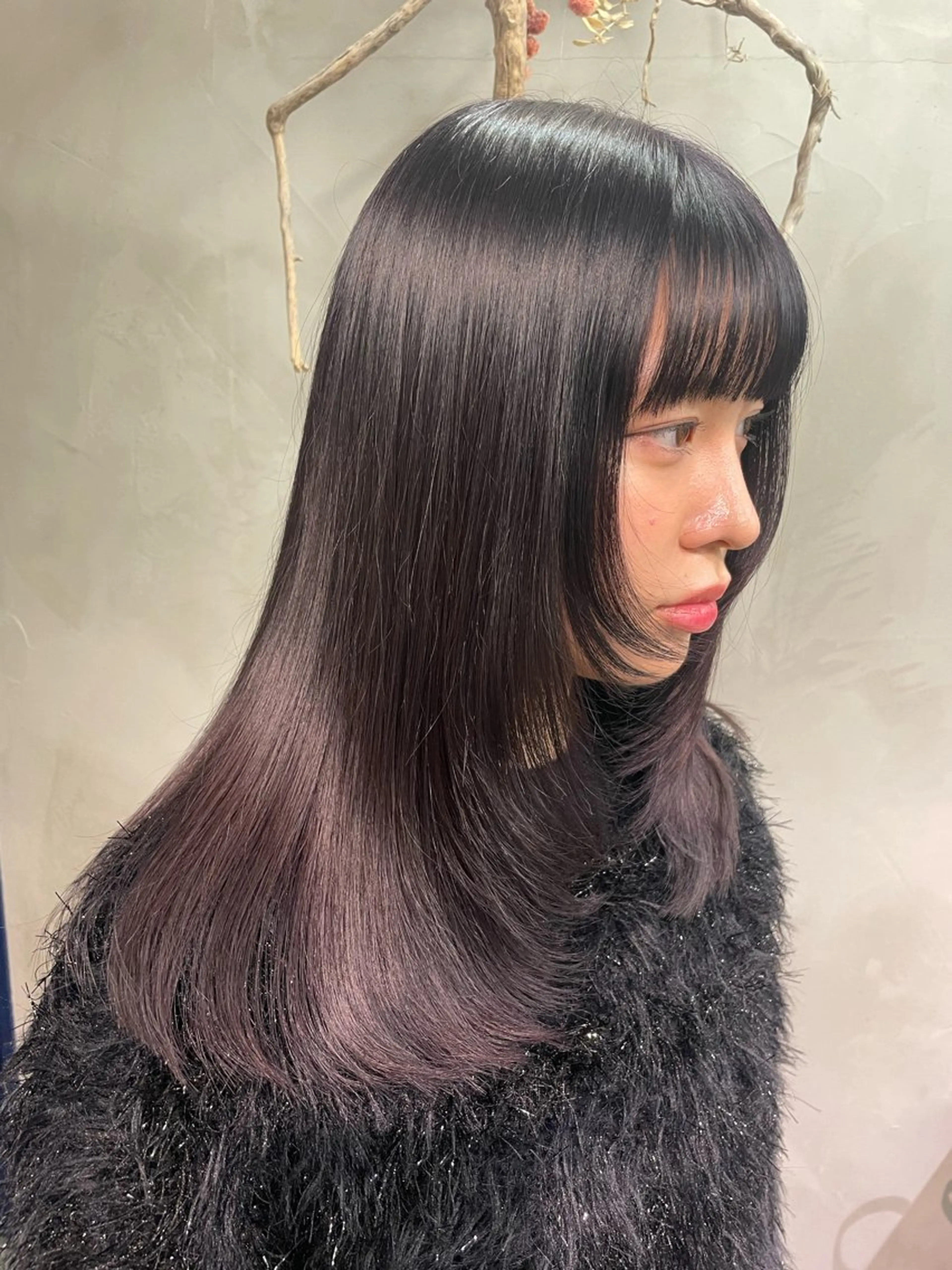 ブリーチなしダブルカラーの写真