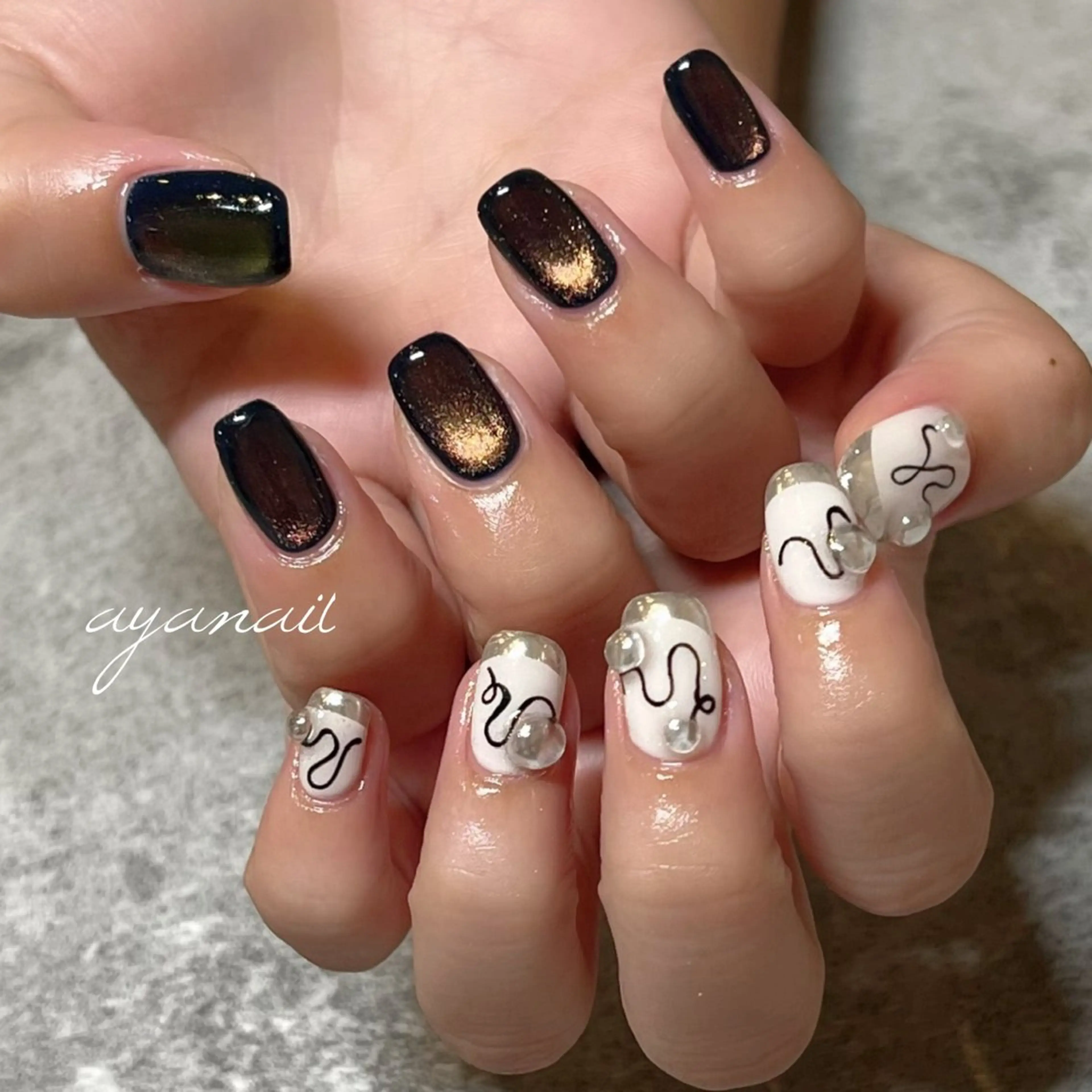 ネイル ハンドネイル recette-ルセット-(美容室H.A.Co内)所属・OISHI .Aのネイルデザイン