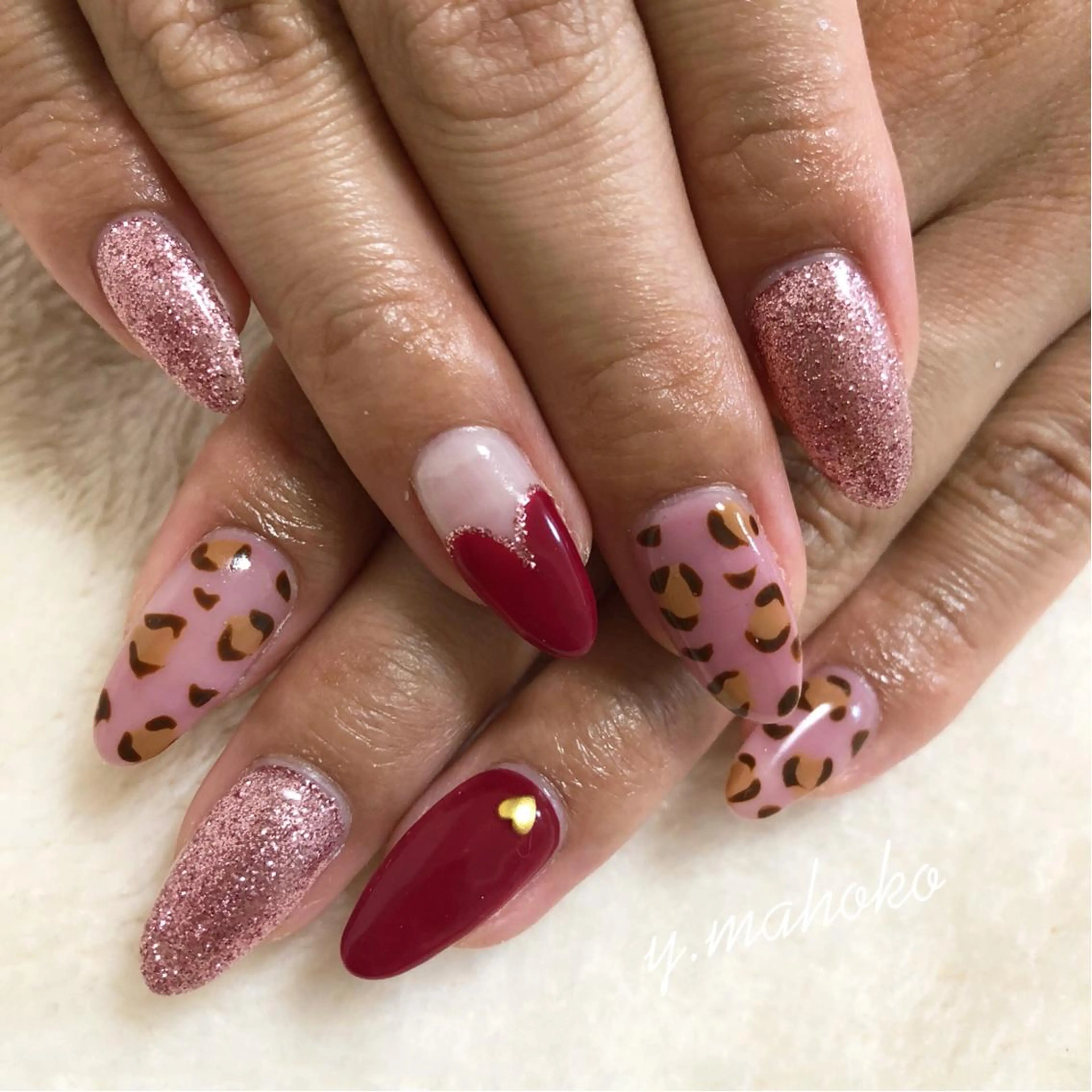 ネイル ハンドネイル パラジェル有/ 長さだし/mahoのネイルデザイン