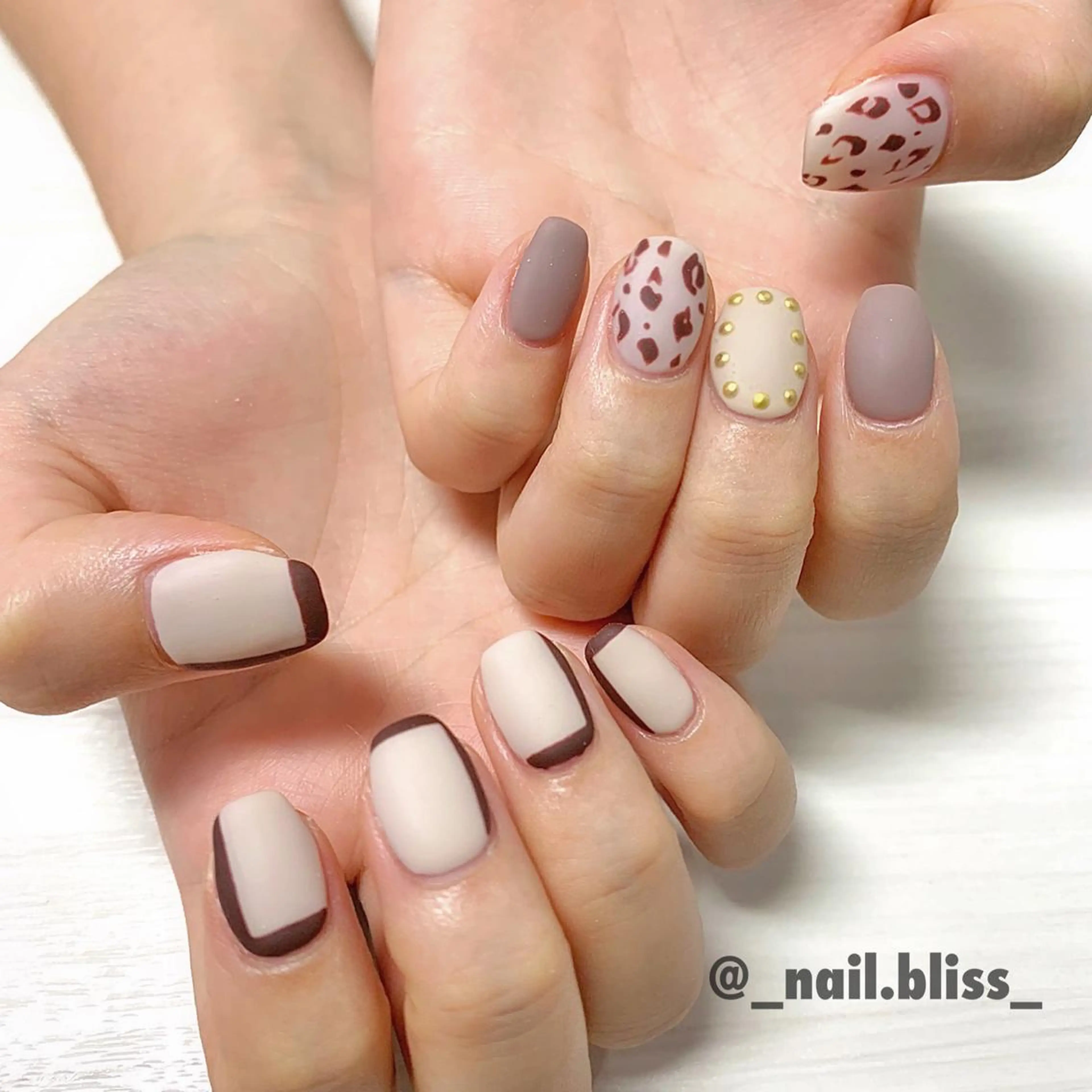 ネイル マットネイル NAIL BLISSのネイルデザイン