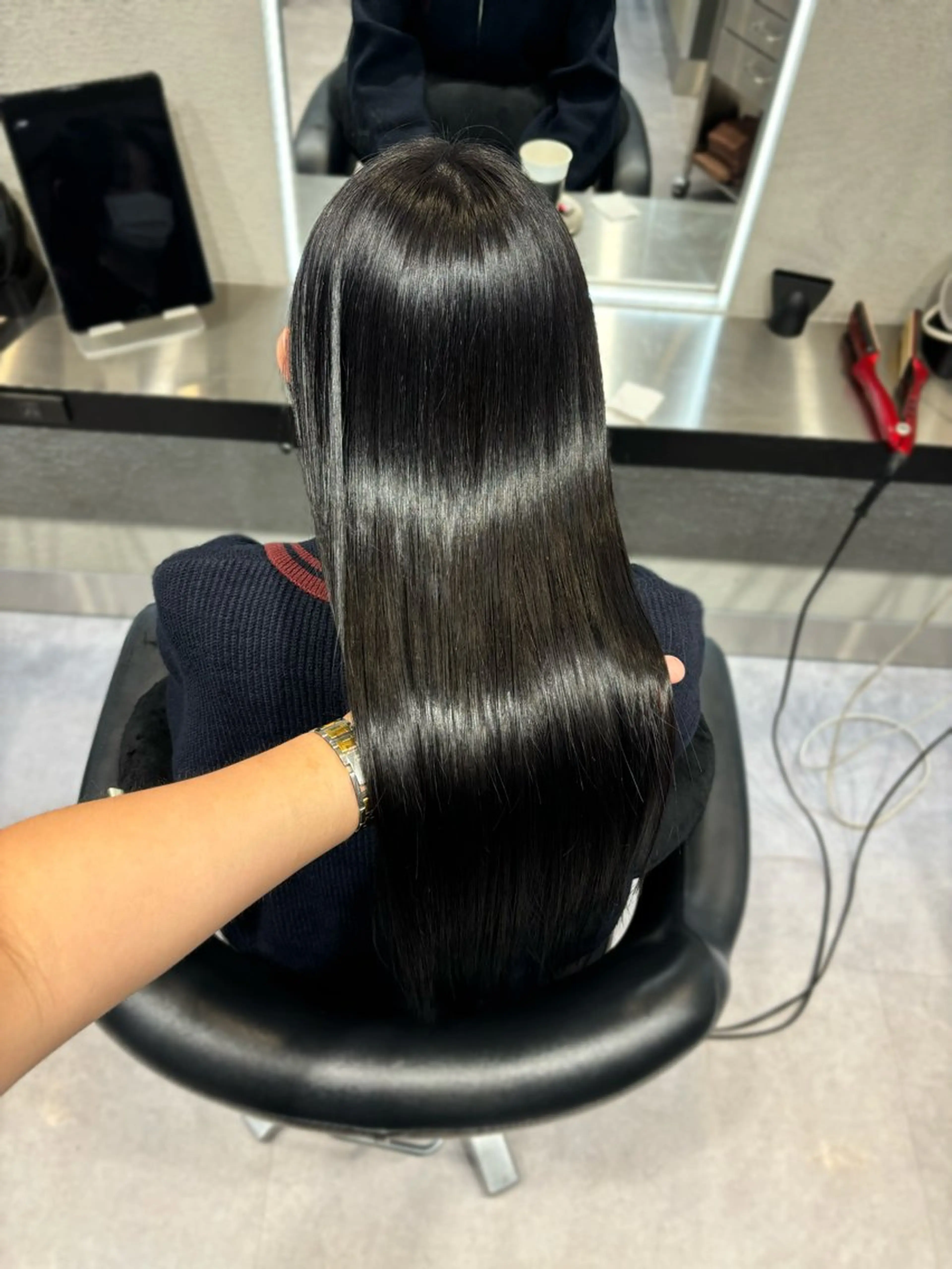 ロング 縮毛矯正 トリートメント oto／透明感カラー /うる艶カラーのヘアスタイル