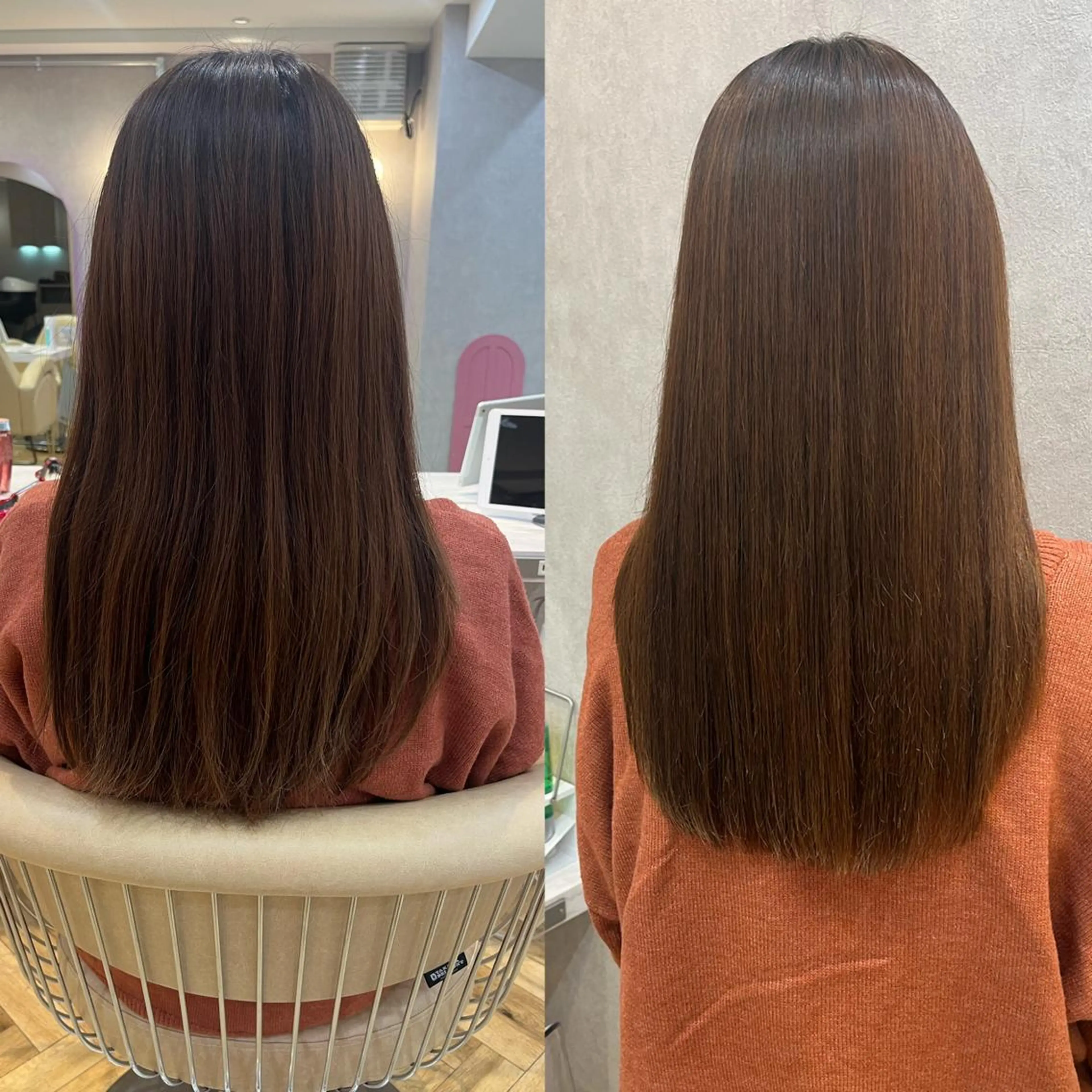 ロング カット 縮毛矯正 トリートメント hair salon AcRo 青山所属・表参道/髪質改善/ 大人ボブ/高野紅のヘアスタイル