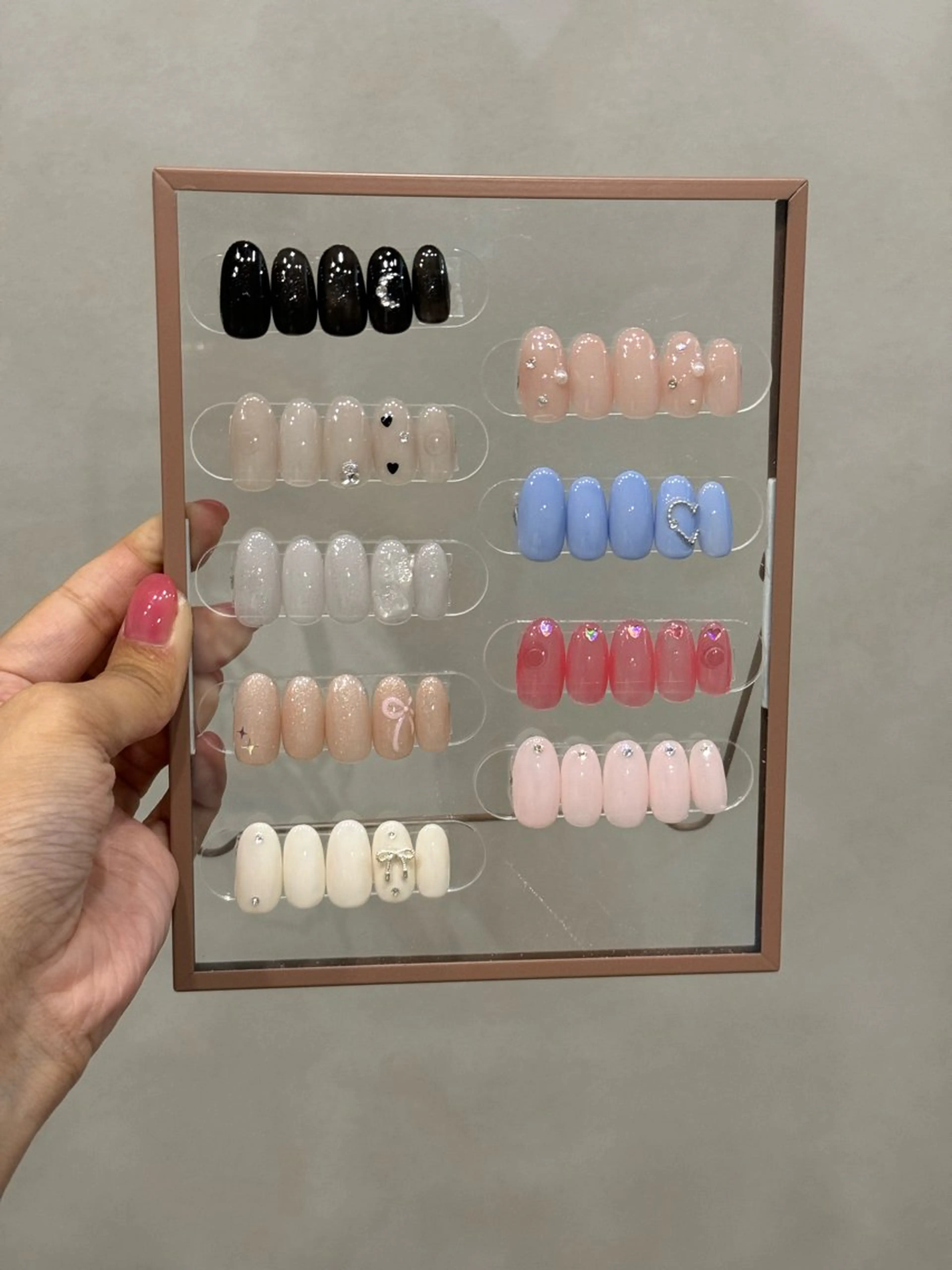 ネイル ハンドネイル 韓国ネイル/ワンホン ネイル🎀表参道3分のネイルデザイン