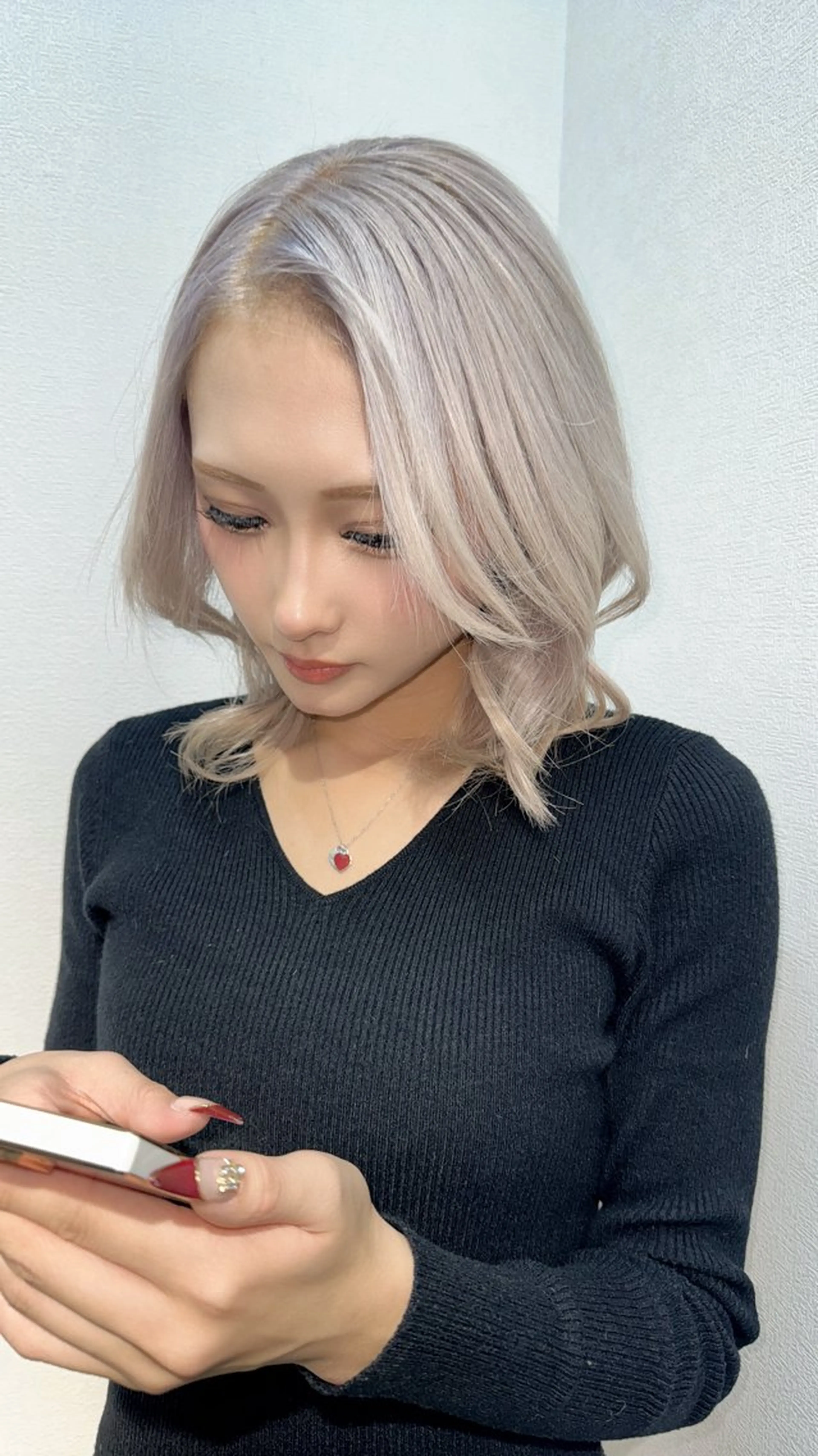 ミディアム 飯富 信二のヘアスタイル