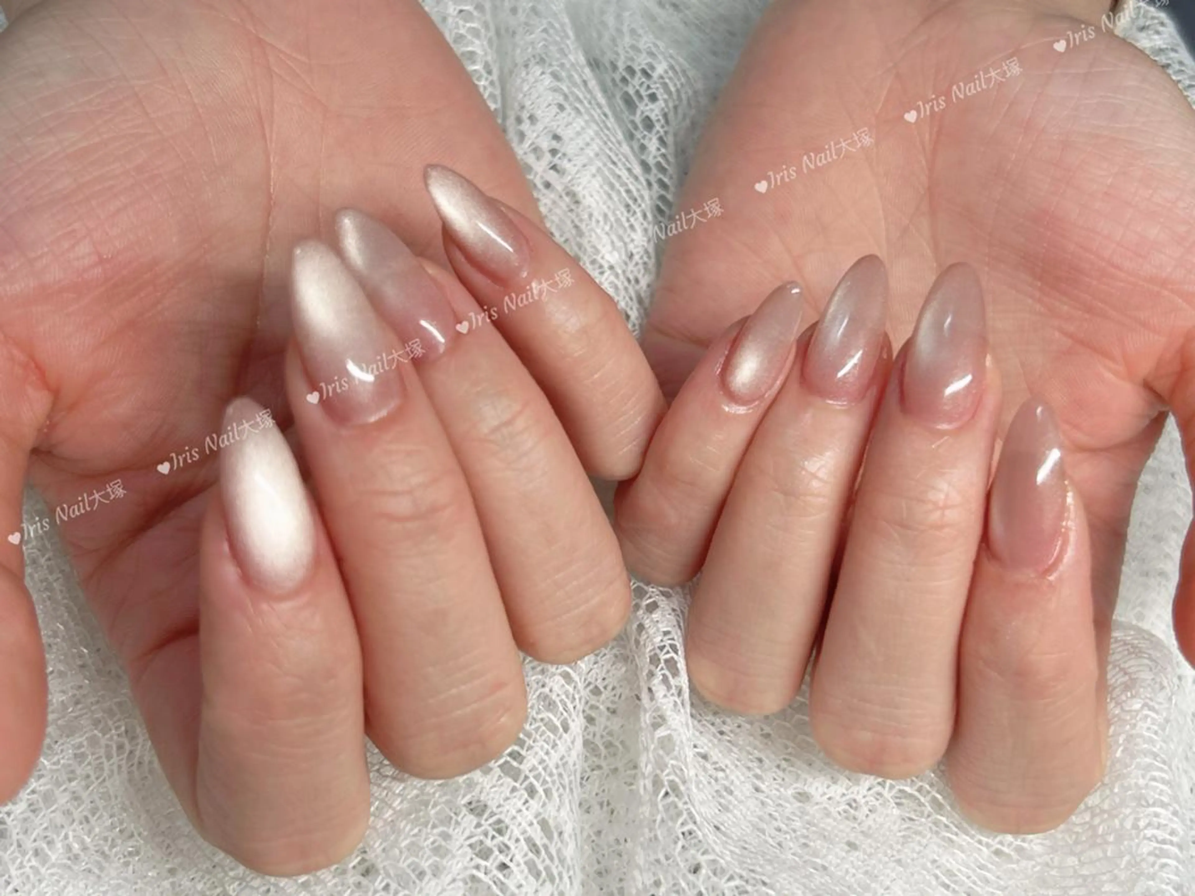 ネイル マグネットネイル ネイルチップ ハンドネイル 🍒IRIS Nail🌸のネイルデザイン