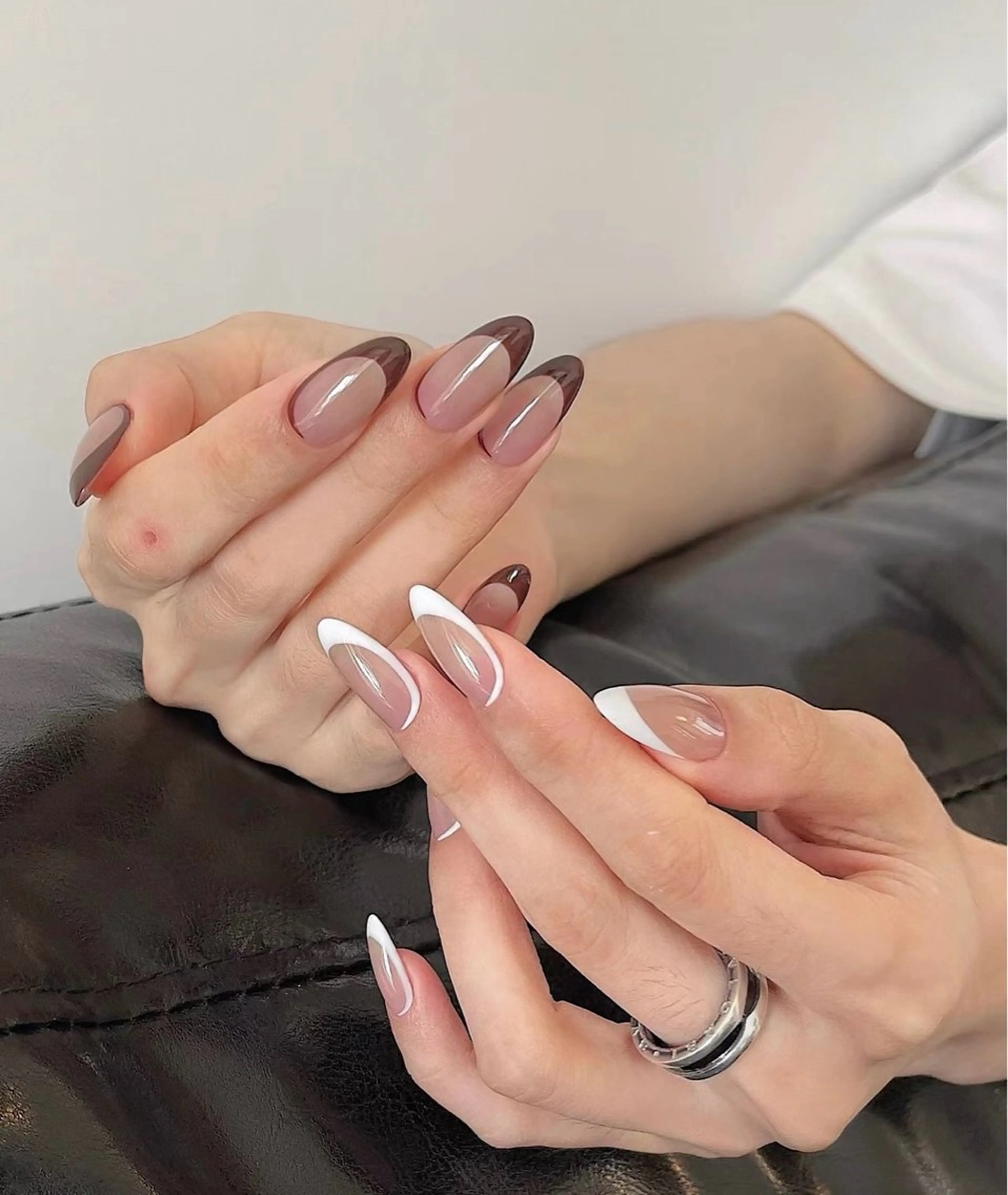 ネイル フレンチネイル オフィスネイル シンプルネイル BabyYouMi nailのネイルデザイン