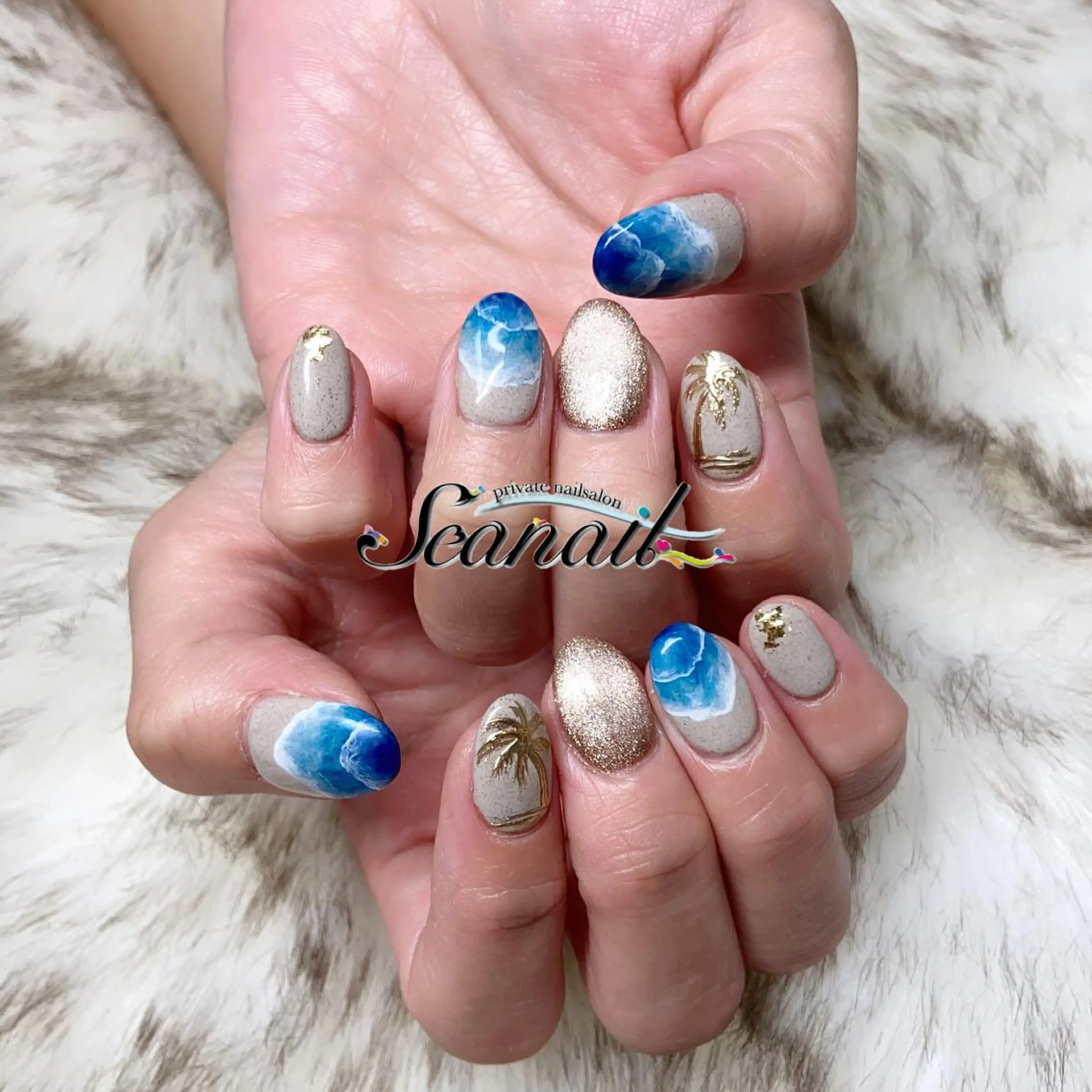 ネイル アートネイル フットネイル ジェルネイル ミラーネイル 持ち込み 小尾 栞のネイルデザイン