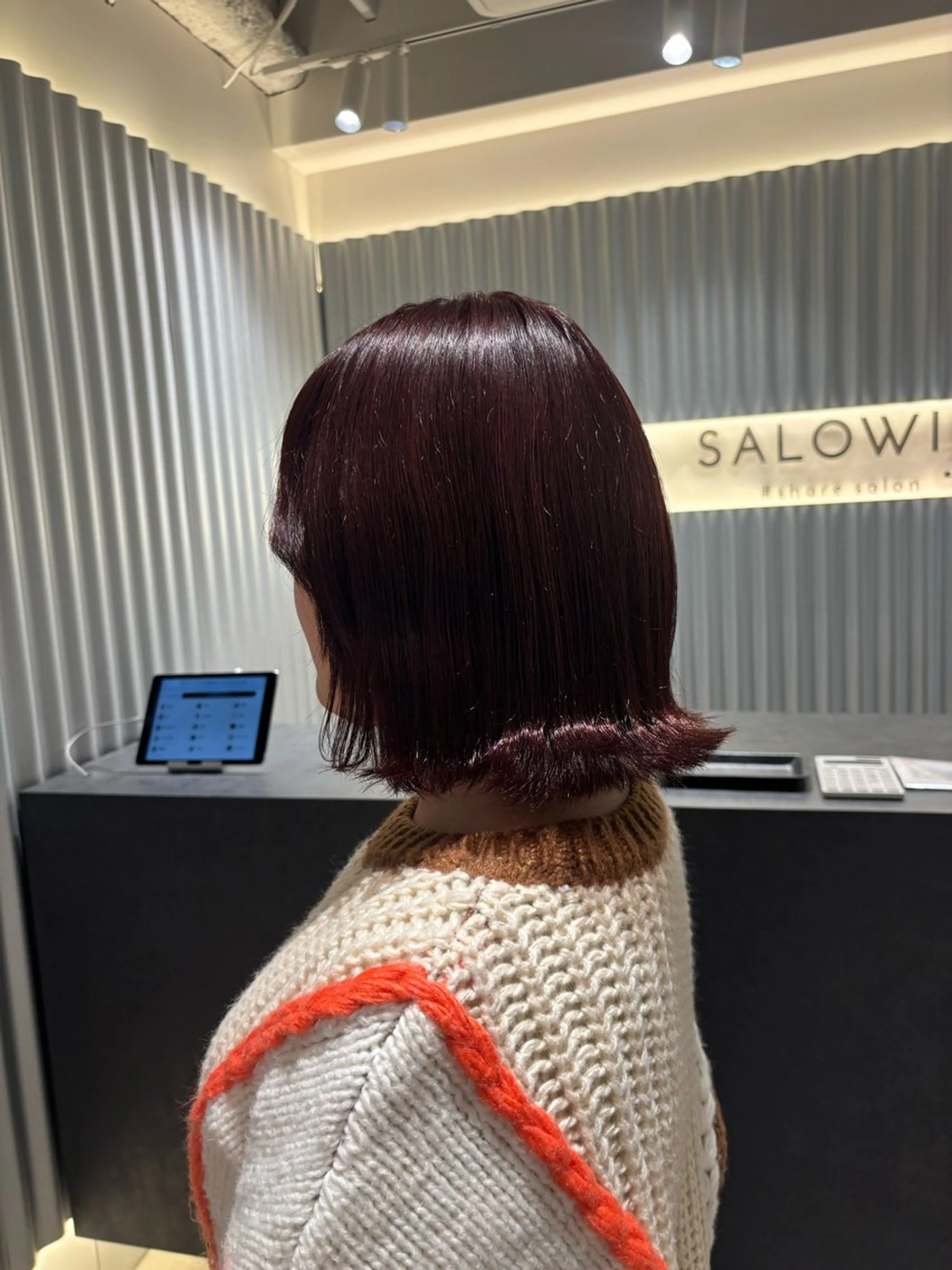 ショート カラー パーマ ヘアアレンジ ベージュカラー ピンクカラー ピンクベージュ カット ヘアカラー トリートメント ヘッドスパ ヘアセット 押切 響 のヘアスタイル