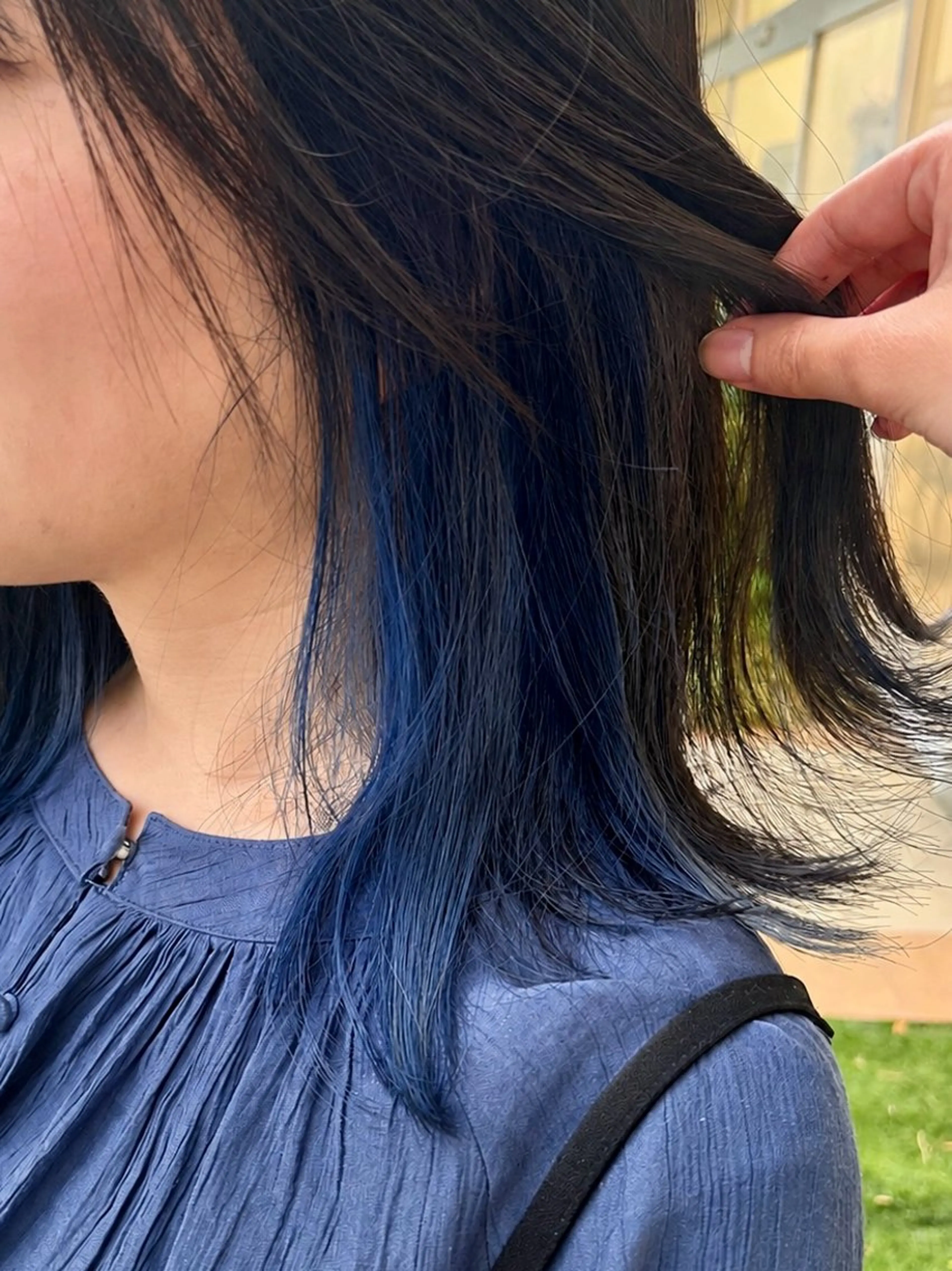 ミディアム ヘアカラー 小玉 みりあのヘアスタイル