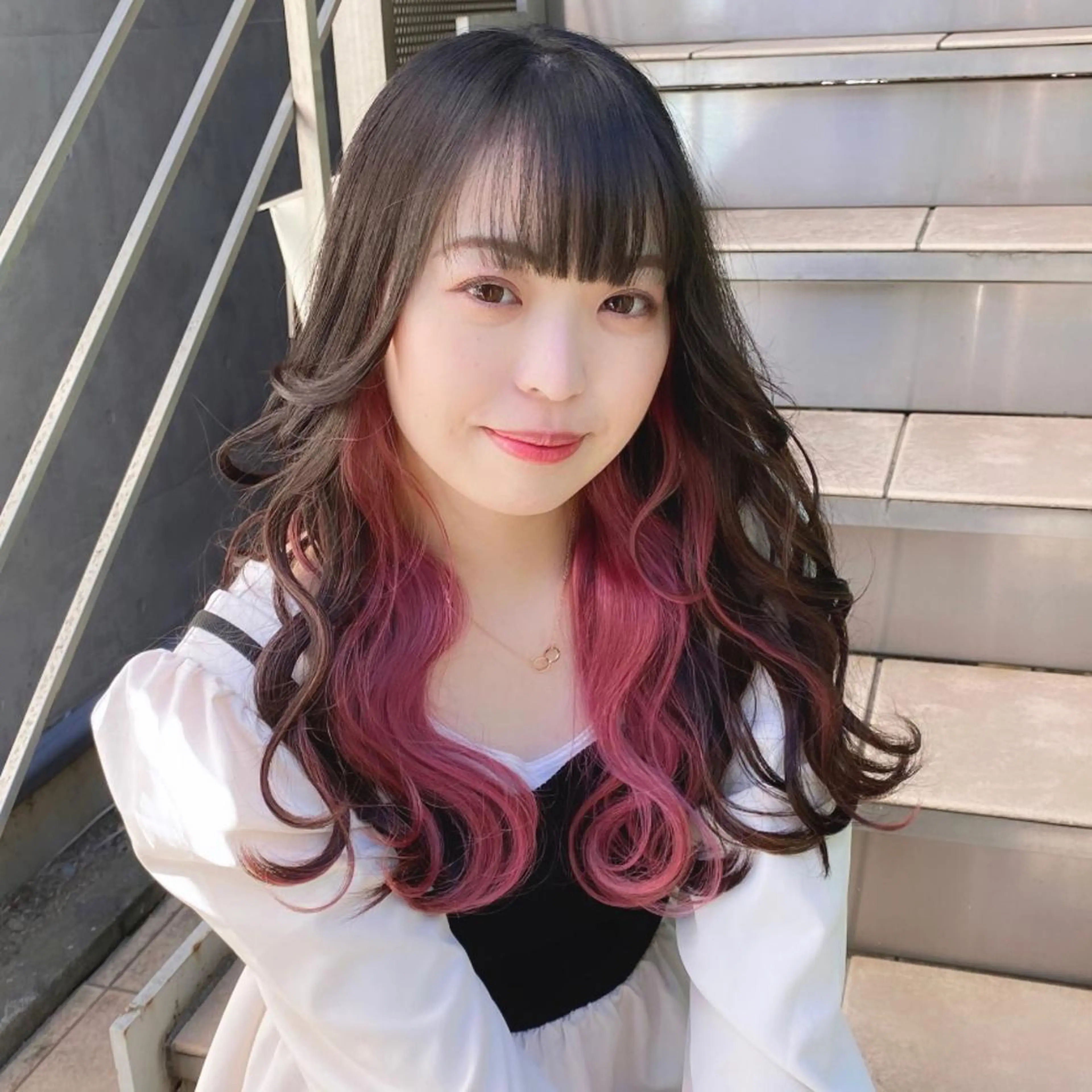 ミディアム カラー ヘアアレンジ メンズ キッズ ハイトーン美容師 MASATOのヘアスタイル