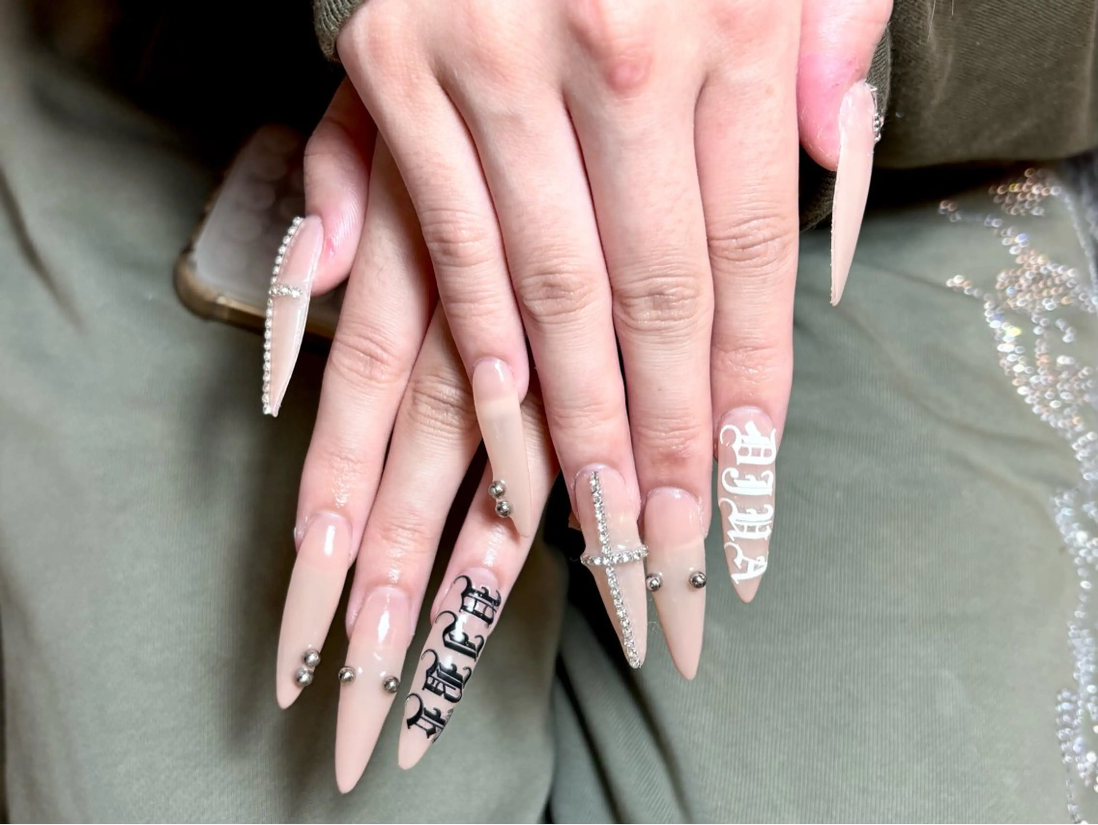 ネイル ロングネイル ハンドネイル D.d nail marinのネイルデザイン