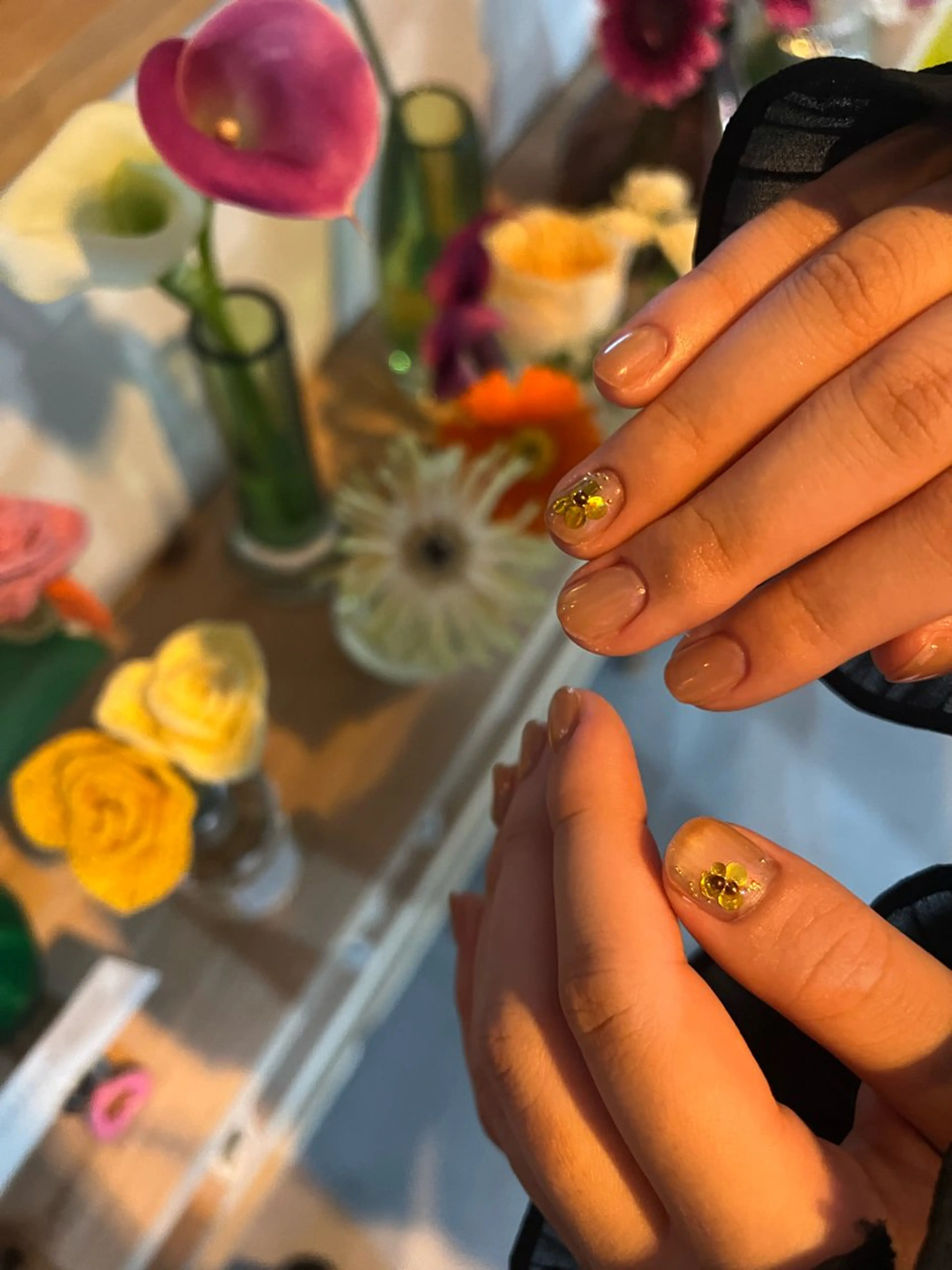 ネイル オフィスネイル シンプルネイル ハンドネイル フットネイル butter flowerのネイルデザイン