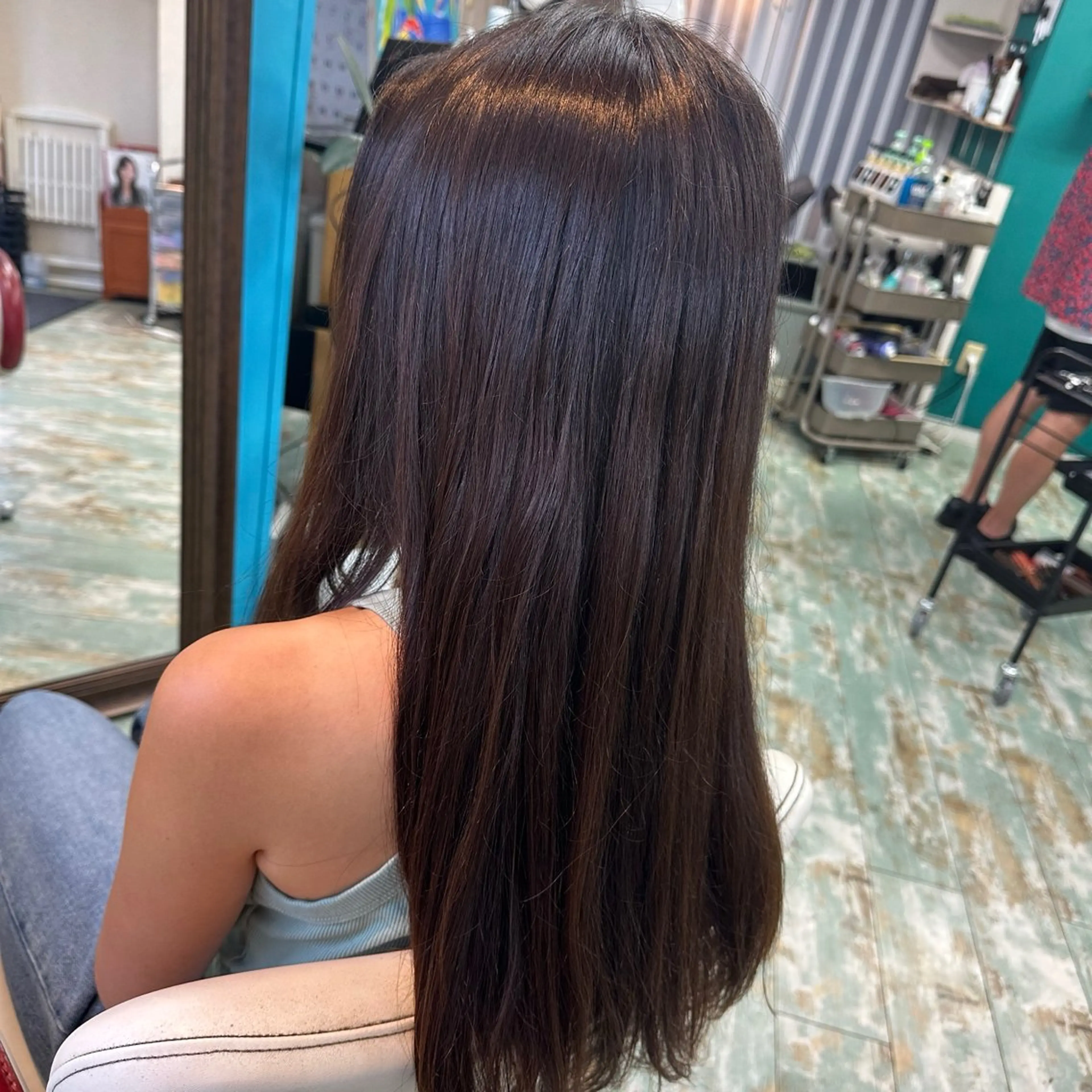 ロング トリートメント 三原 友美のヘアスタイル