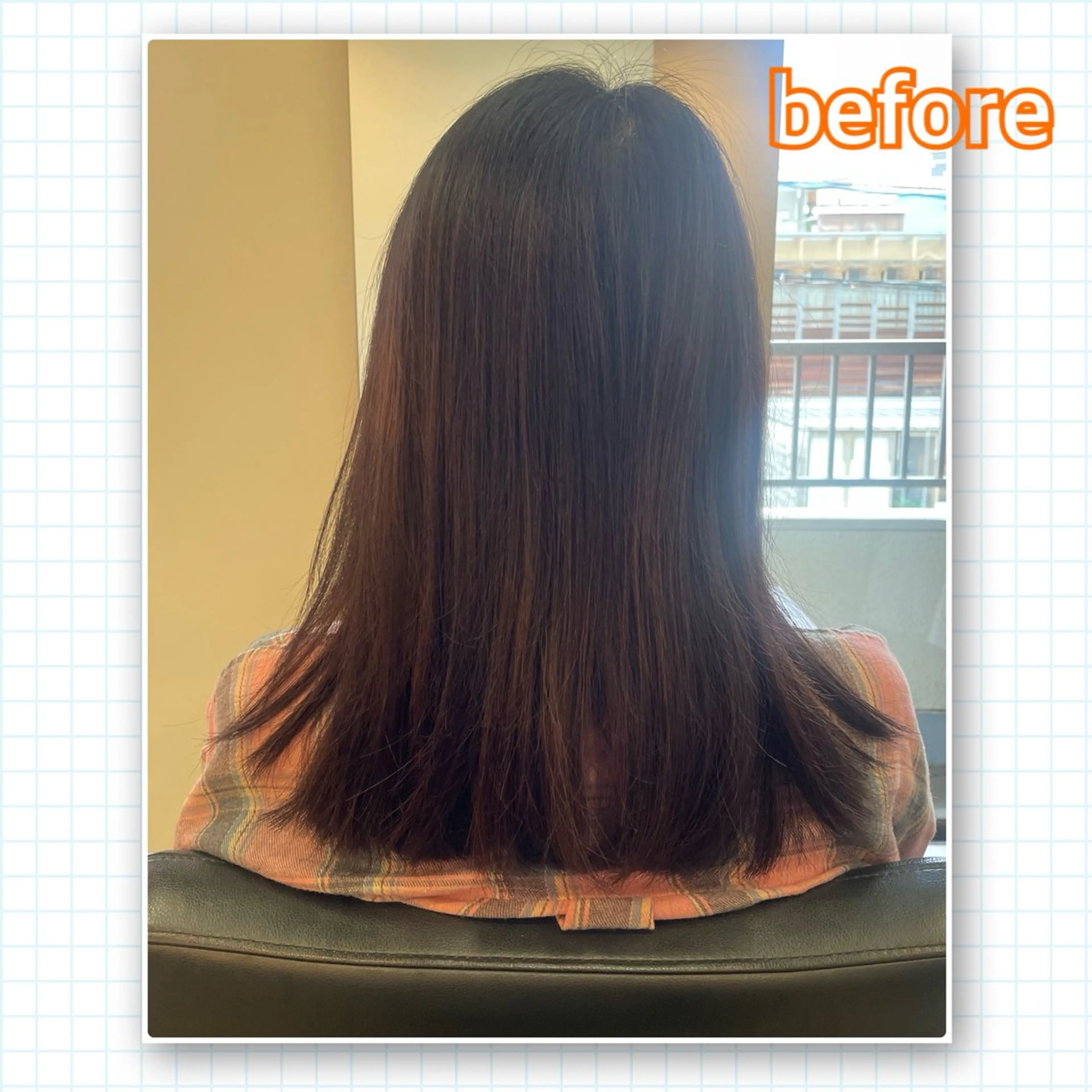 セミロング カット アミーベル🧸🧡 本店✂️しおりのヘアスタイル