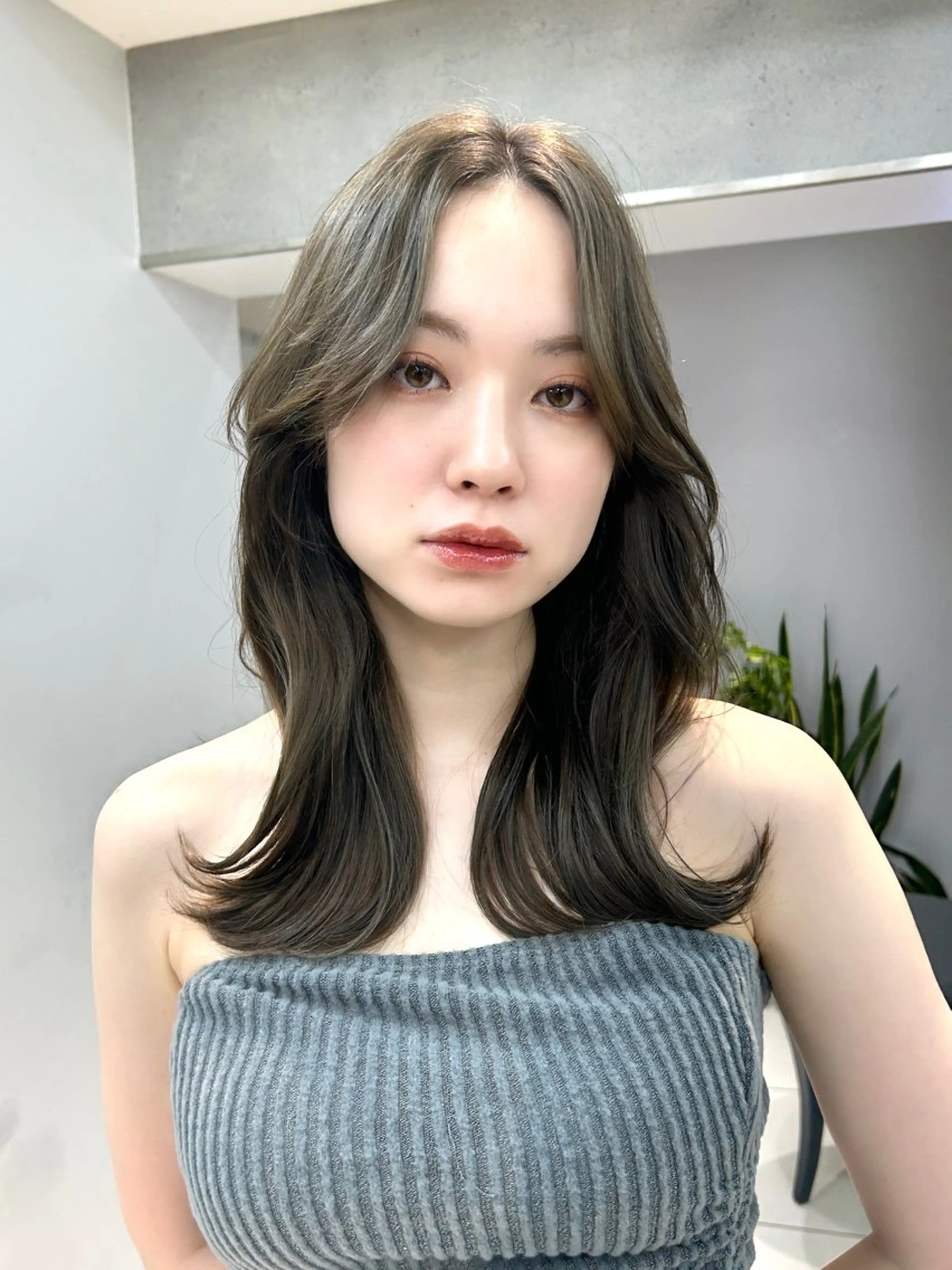 セミロング くびれボブレイヤー 渋谷/kougaのヘアスタイル